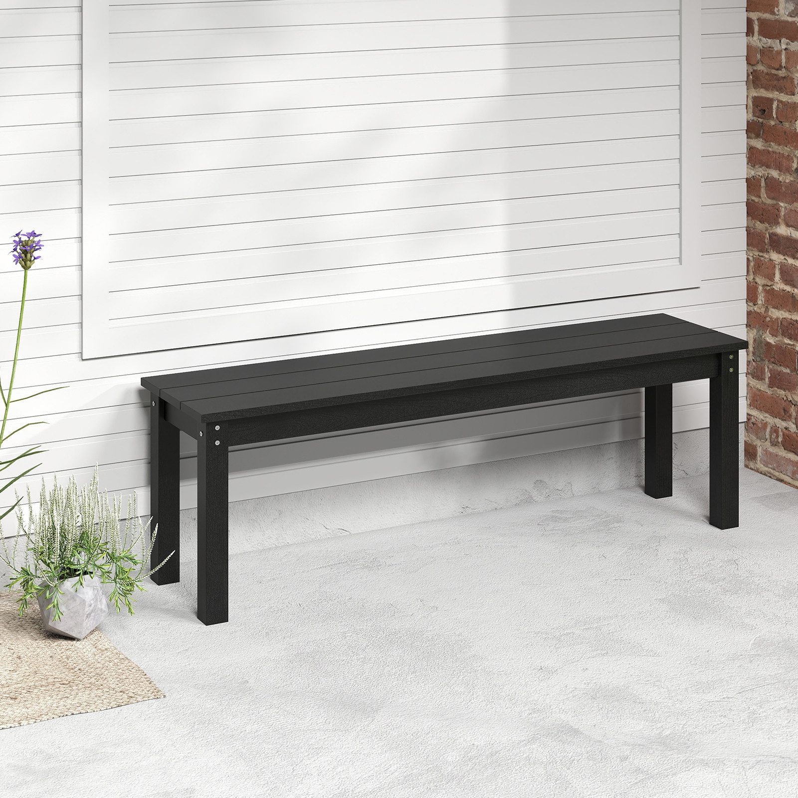 COSTWAY Gartenbank, 140cm für 2-3 Personen, günstig online kaufen