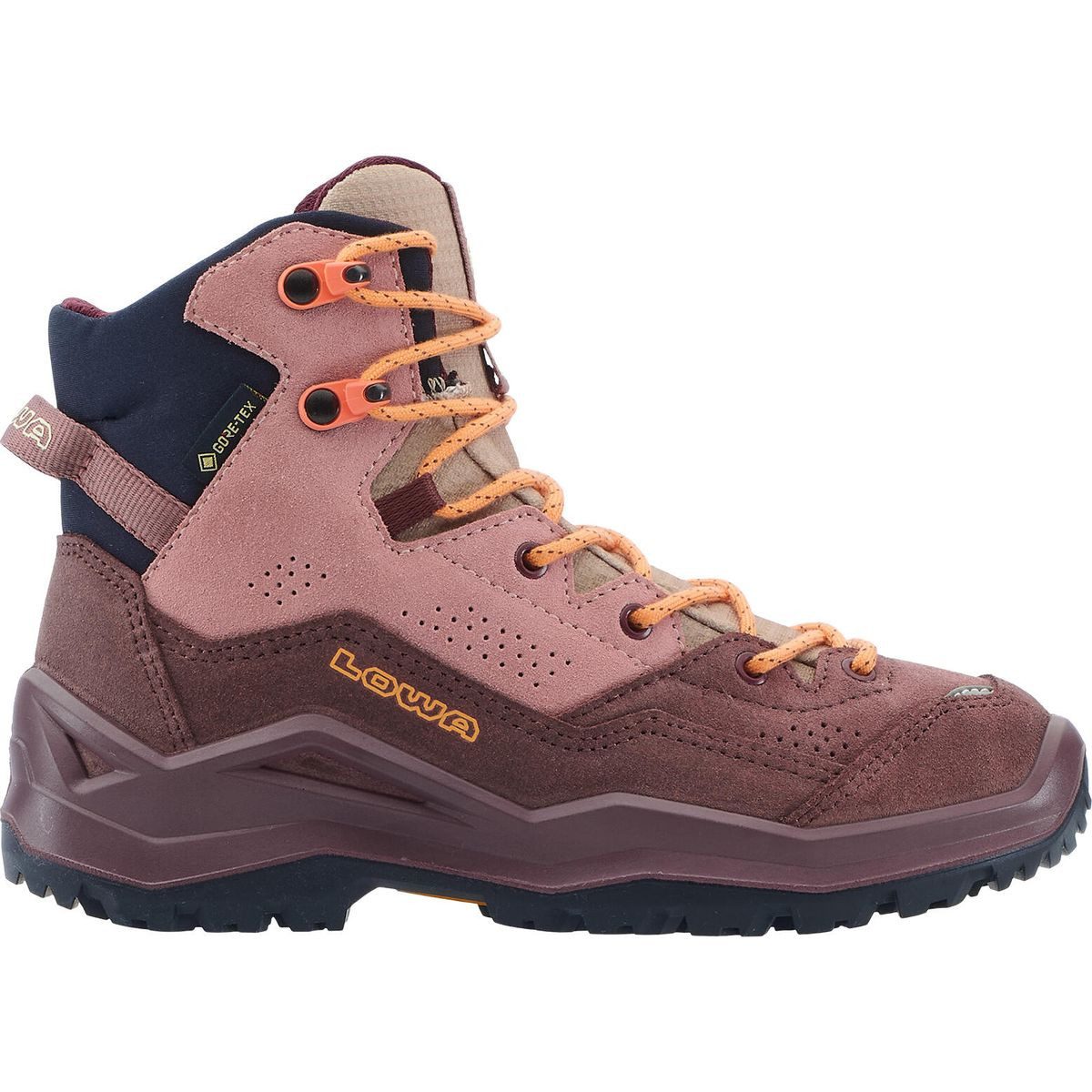 Lowa Wandax GTX Mid JR Hikingschuh Wasserdichter, atmungsaktiver Kinderschuh mit hervorragendem Grip und