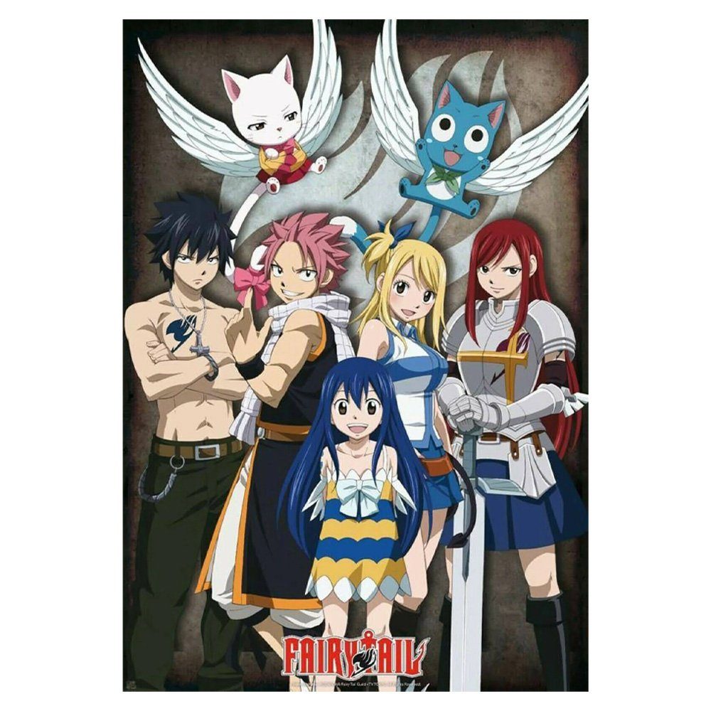 ABYstyle Poster Gruppe Maxi Poster - Fairy Tail, Fairy Tail