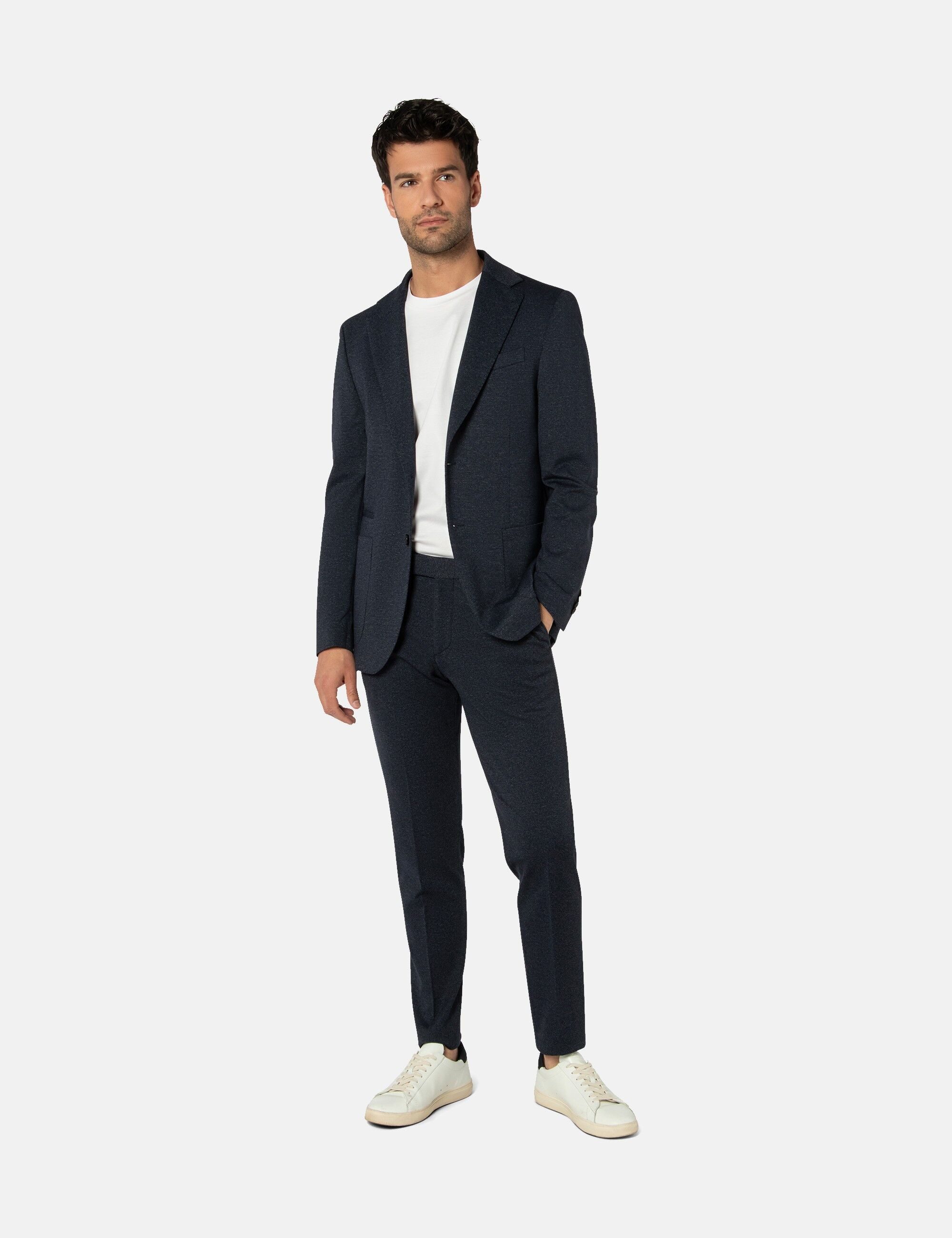 BENVENUTO. Anzug Anzug MATTEO MESSINA J Modern-Fit (2-tlg) mit klassischem Reverskragen