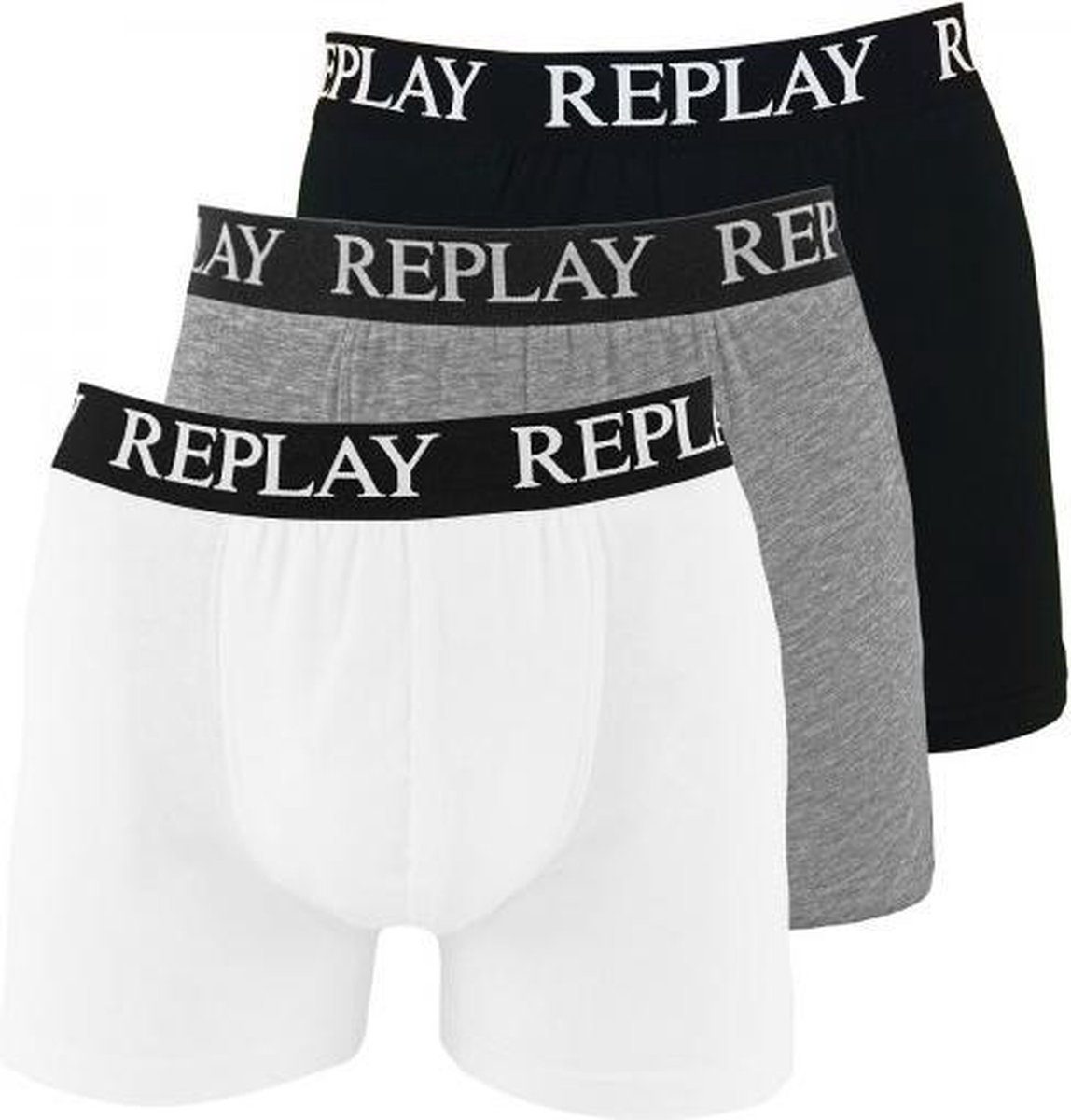 Replay Boxershorts Herren Boxershorts in 3er Pack (3-St., 1 x 3 Stk) günstig online kaufen