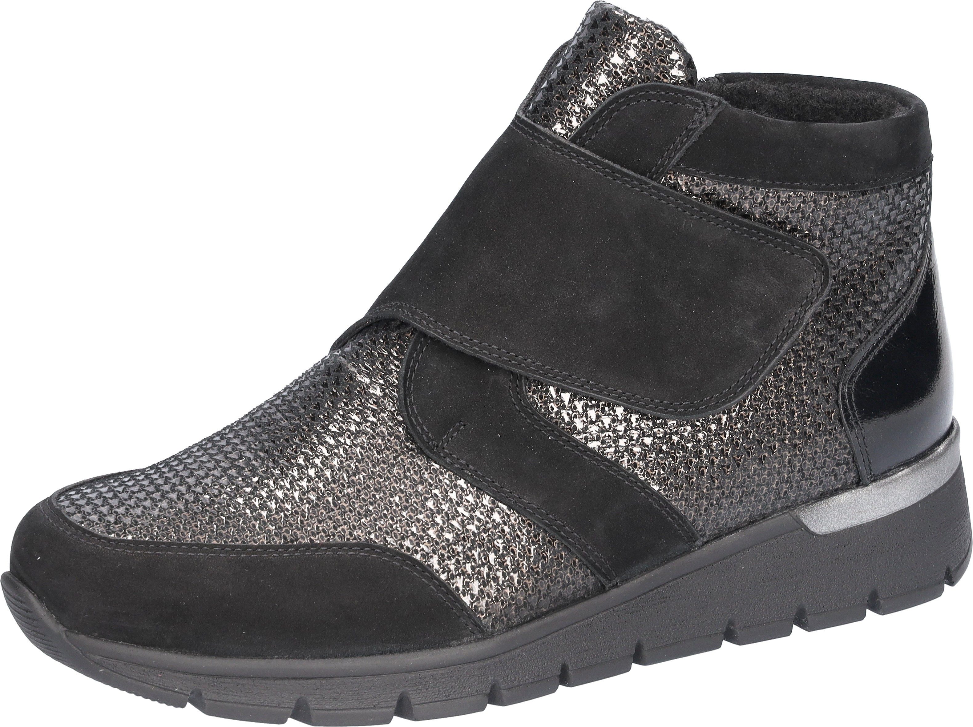 Waldläufer K-RAMONA Klettboot Stiefelette, Komfortschuh, Bequemschuh in extrabreiter Schuhweite K