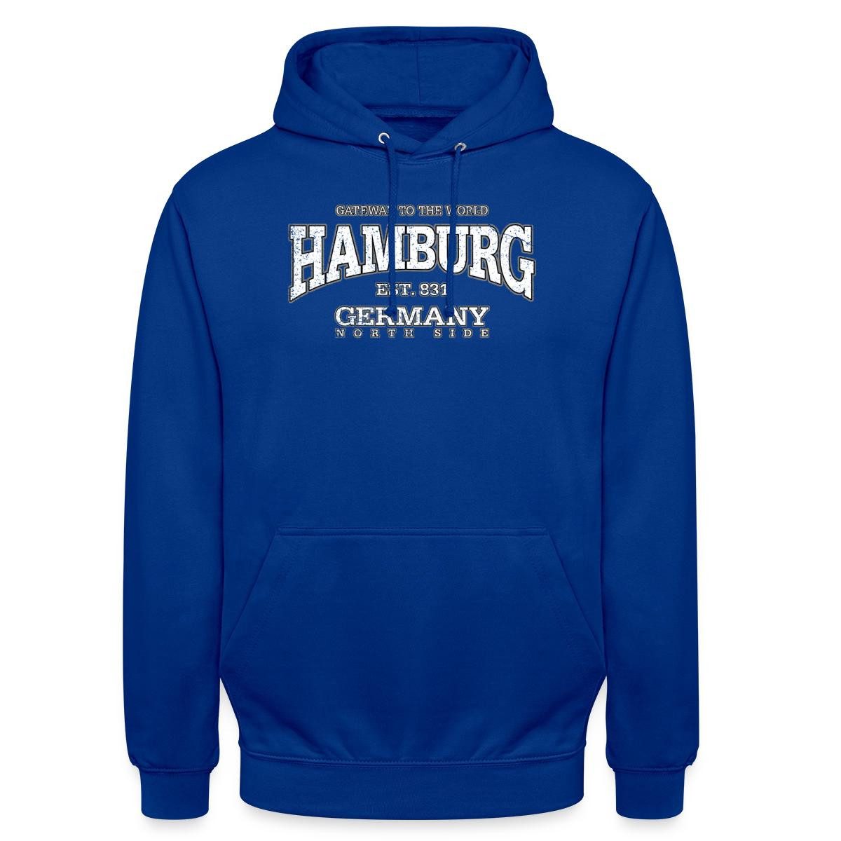 Hoodie Hamburg Deutschland Seit 831 Unisex Hoodie
