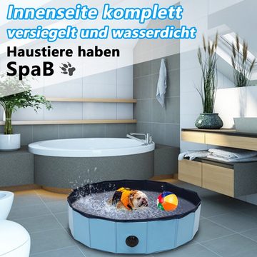 Bettizia Hundepool Hundepool Baby mit Ablassventil Badewanne Faltbarer Swimmingpool