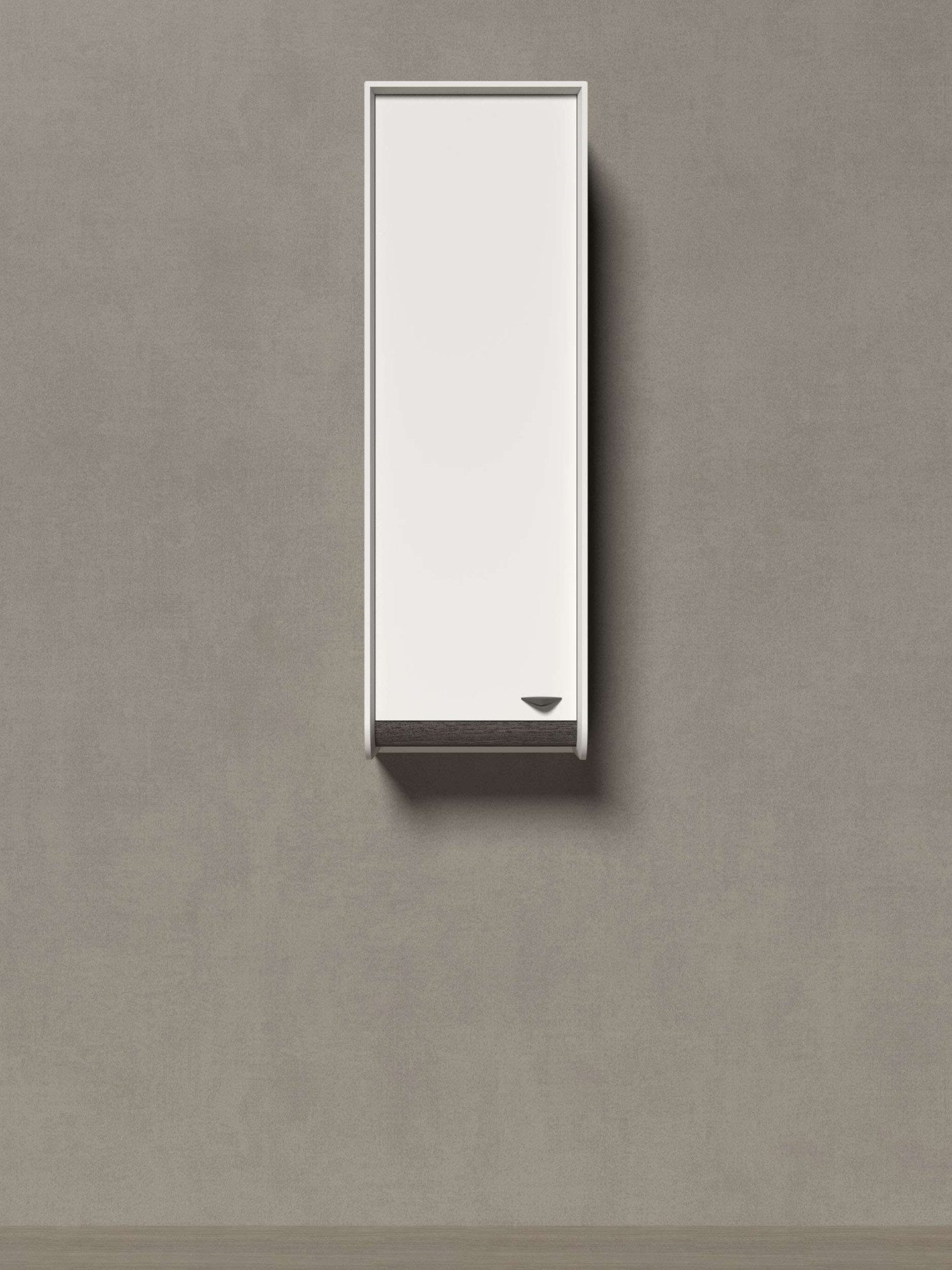 OTTO home Hängevitrine Soffy Wandschrank, Schwebendes Design für modernen Wohnraum UV lackiert, Soft Close Funktion, Wandmontage, Metallgriff