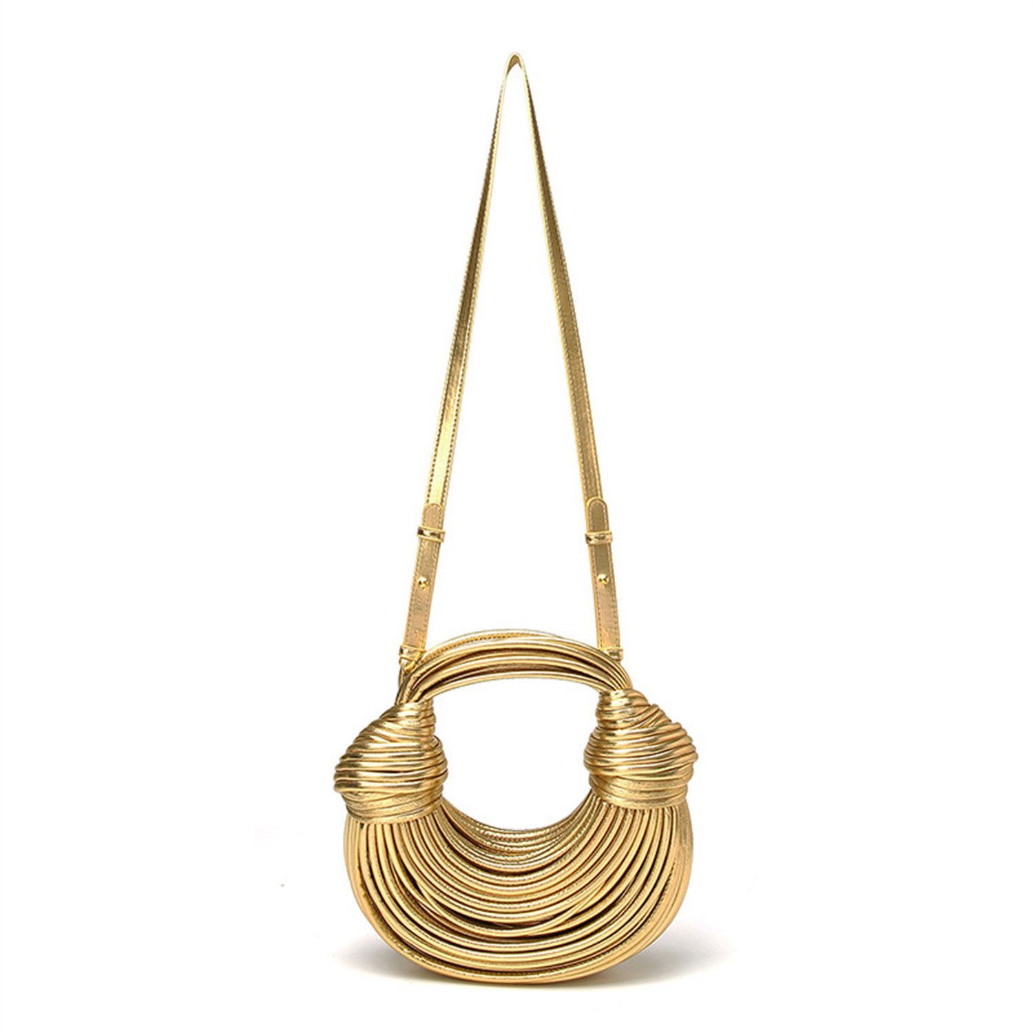 LIANNA Handtasche Damen Handtasche Nudelform, kreativ, Clutch, Top Griff, stylisch (Set, 1-tlg., 1× Damen Handtasche, kompakt, mit Top Griff), Kreatives Design, kompakt, leicht, Top Griff, auffällig