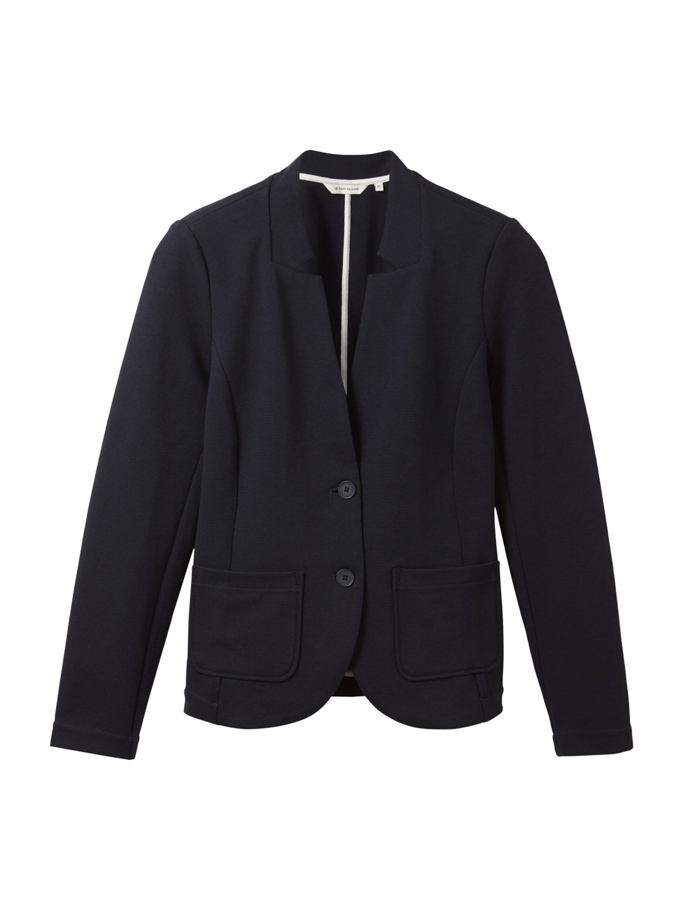 TOM TAILOR Kurzblazer (1-tlg) Plain/ohne Details günstig online kaufen