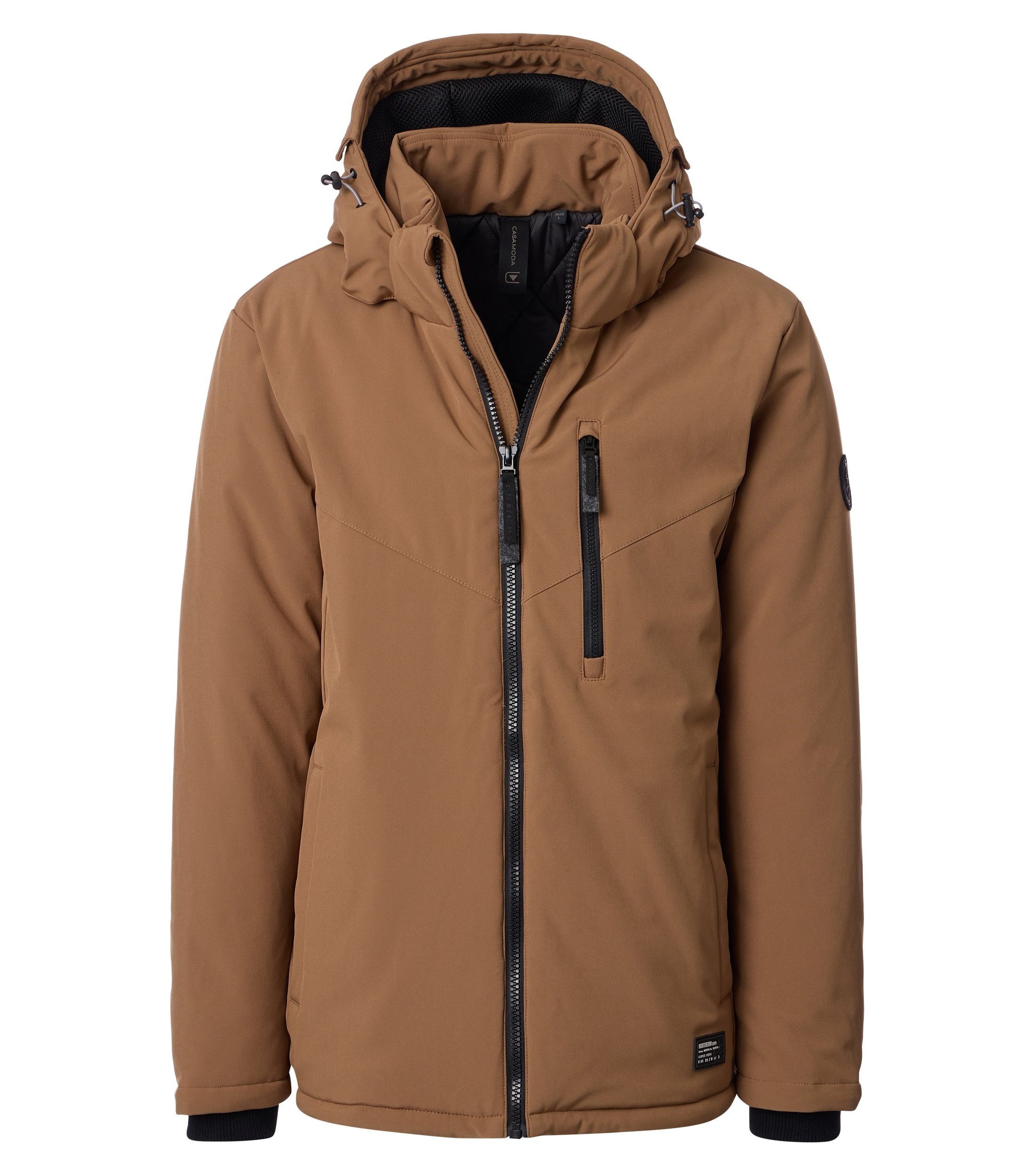 Funktionsjacke CASAMODA Jacke mit Kapuze uni