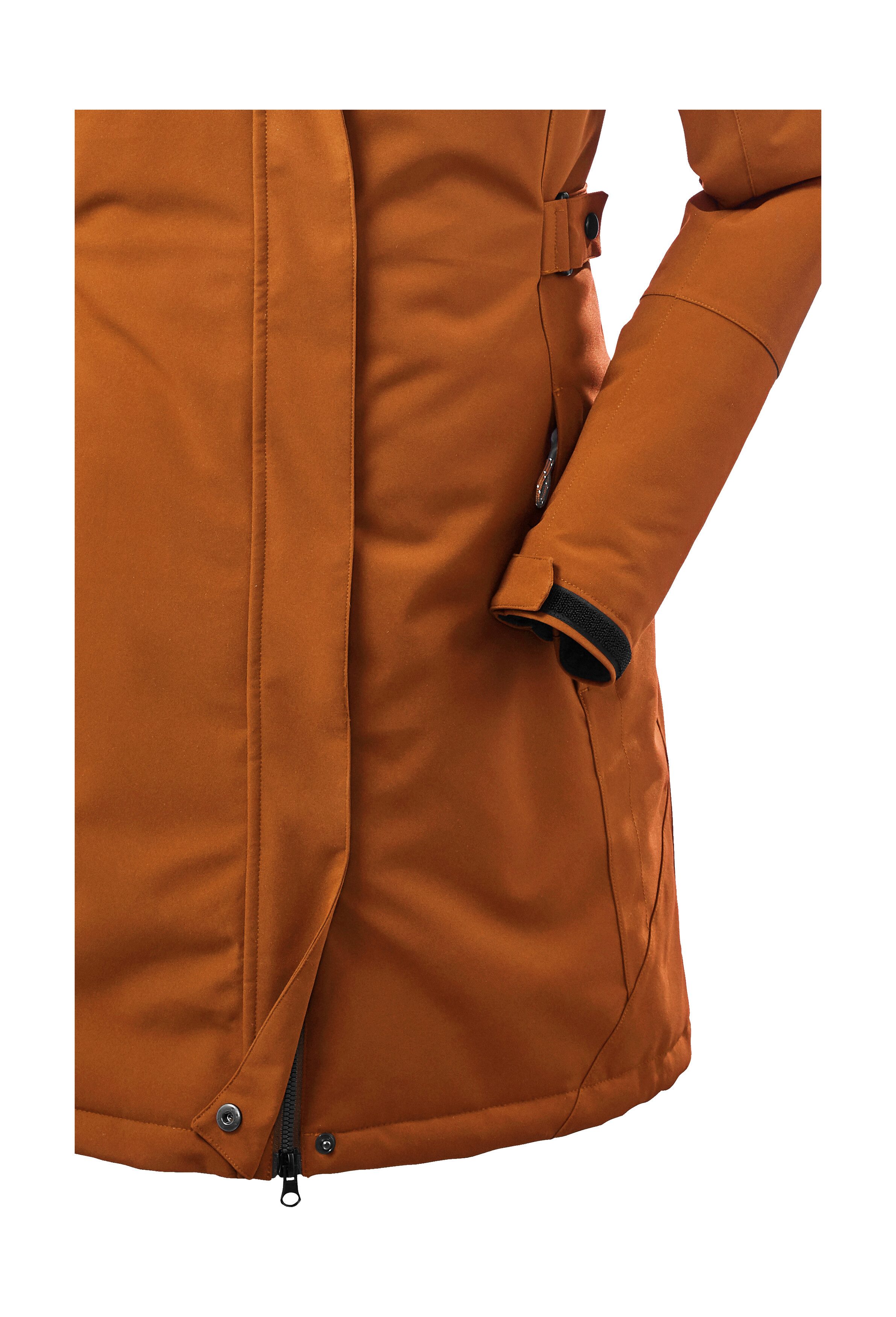 Killtec Parka KOW 165 WMN PRK Wasser- und winddichter Parka mit Teddyfleece und abnehmbarer Kapuze
