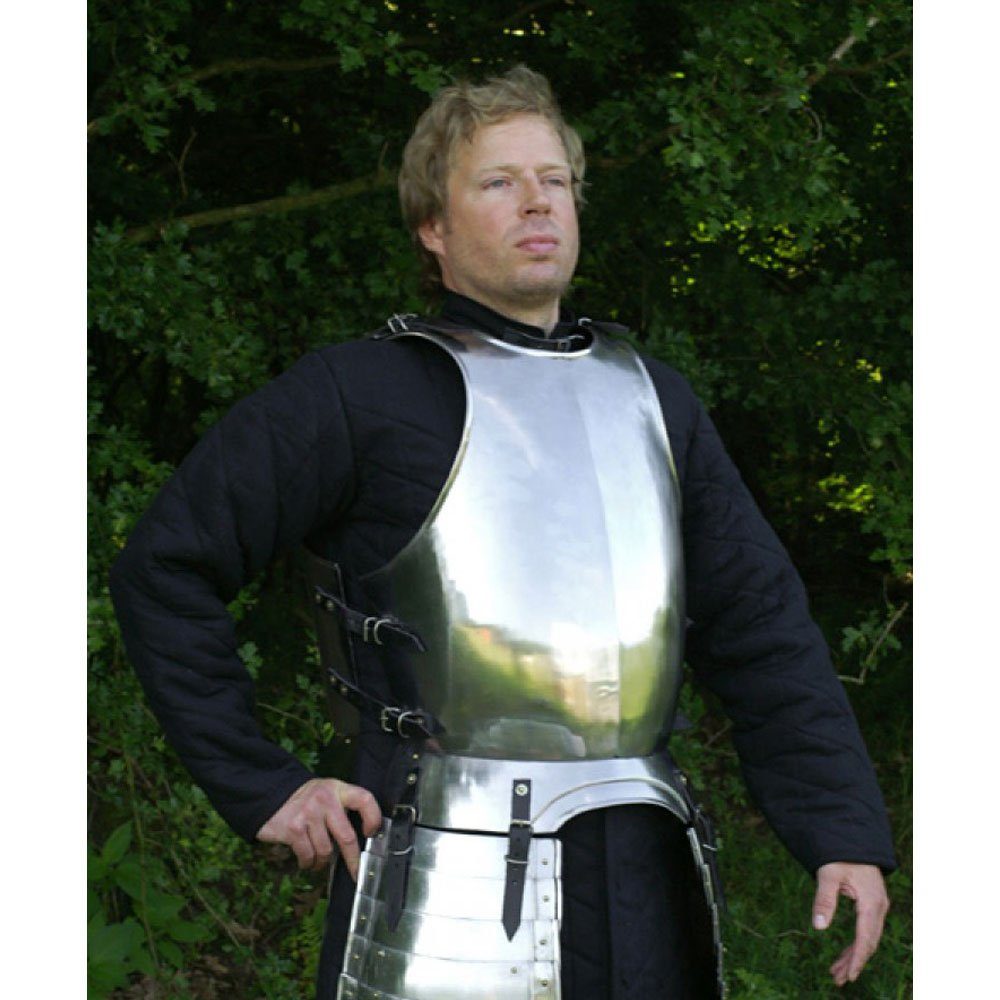 Battle Merchant Ritter-Kostüm Harnisch mit Beintaschen, 16. Jh., 1,6mm Stahl