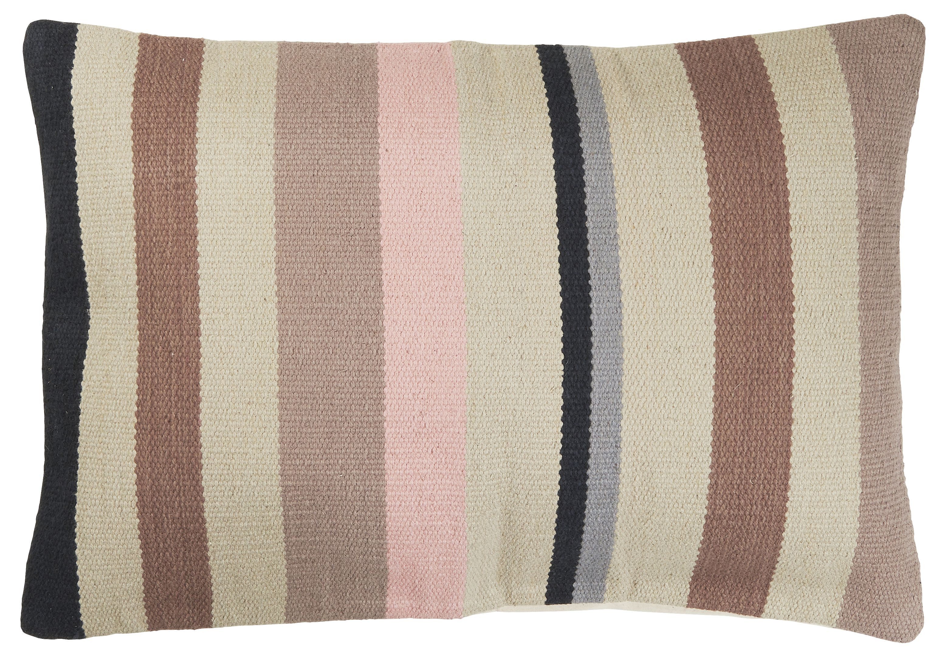 Ib Laursen Kissenbezug Ib Laursen - Kissenbezug Kissenhülle 40x60cm Grau Braun Rosa
