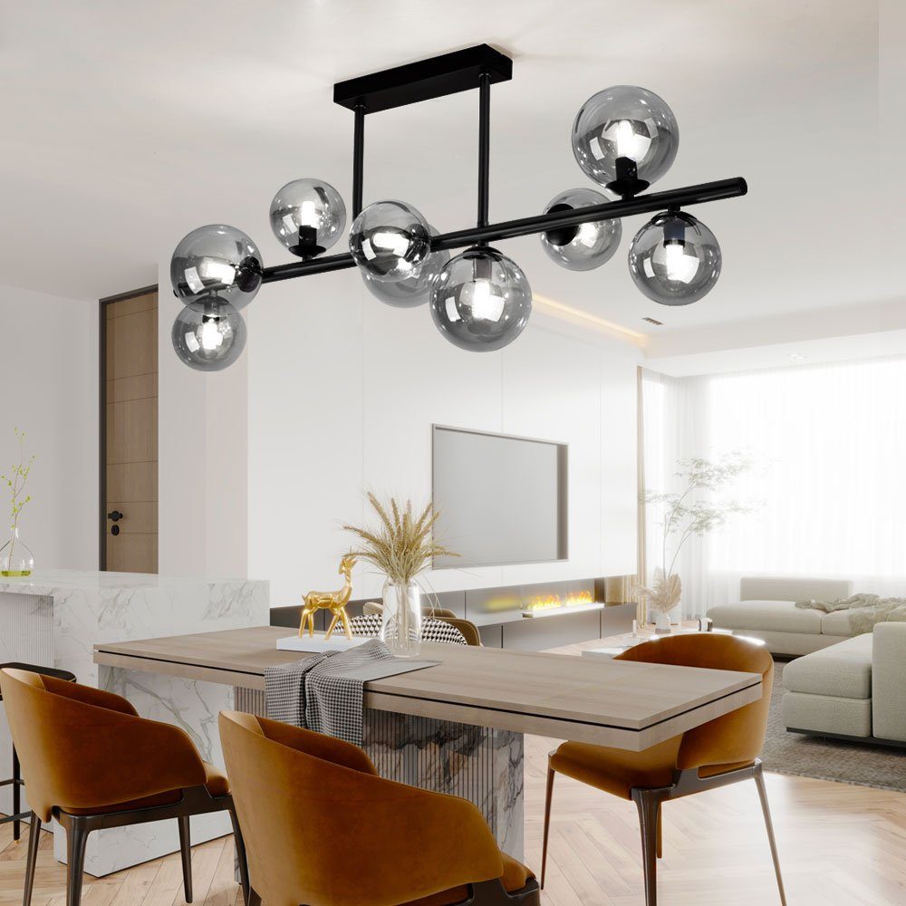 GLOBO LIGHTING LED Deckenleuchte, Leuchtmittel inklusive, Warmweiß, Deckenleuchte mit Glas Strahler Kugel Deckenlampen