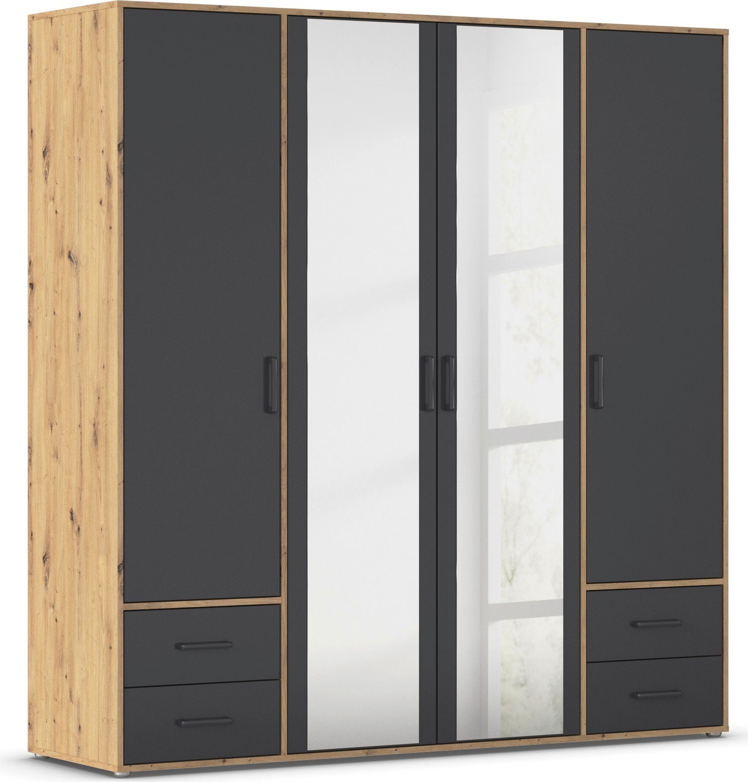 rauch Drehtürenschrank "Kleiderschrank Schrank Garderobe Wäscheschrank VOYA günstig online kaufen