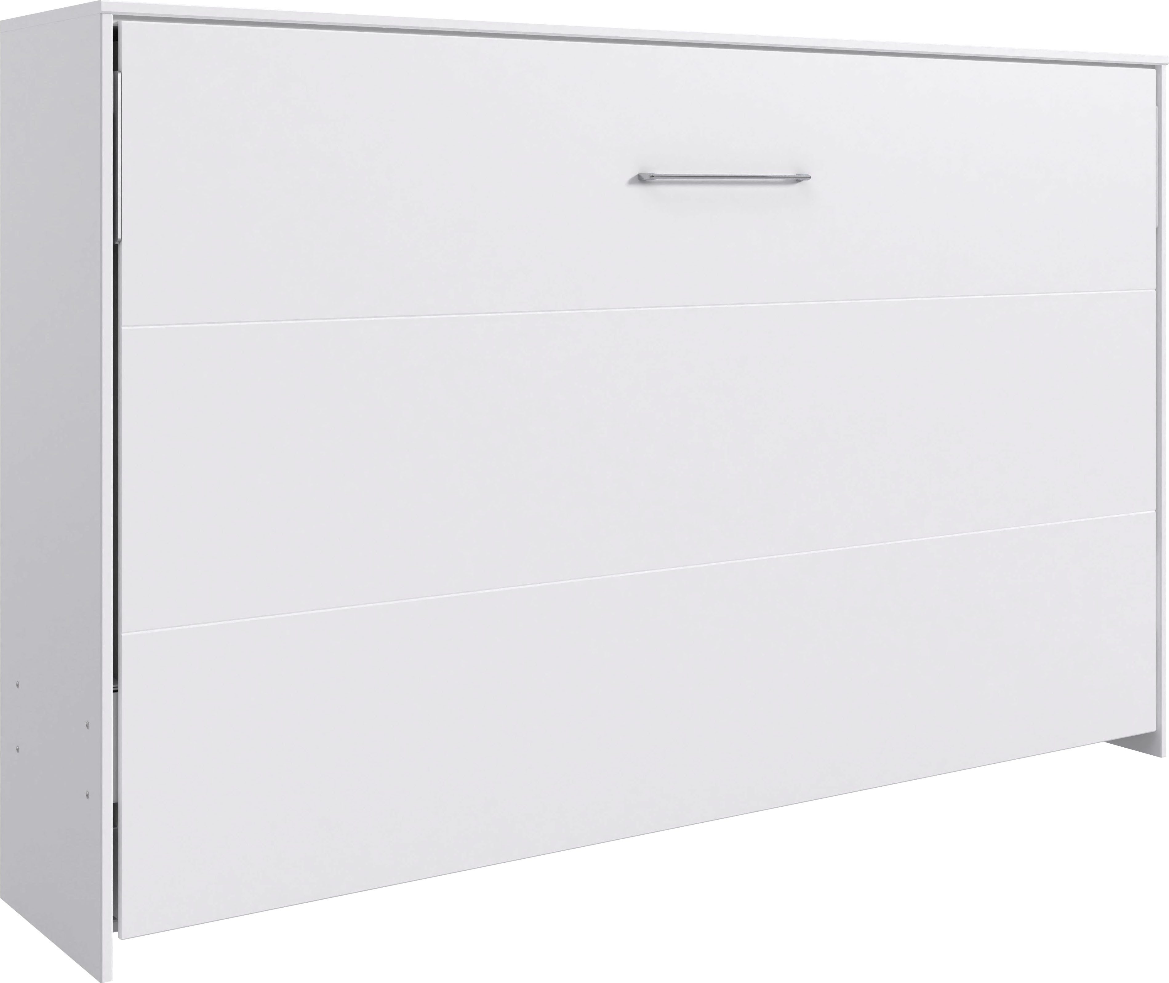 Wimex Schrankbett Juist Schrankklappbett Gästebett horizontal klappbar, 3 Liegeflächen, mit Lattenrost, Made in Germany