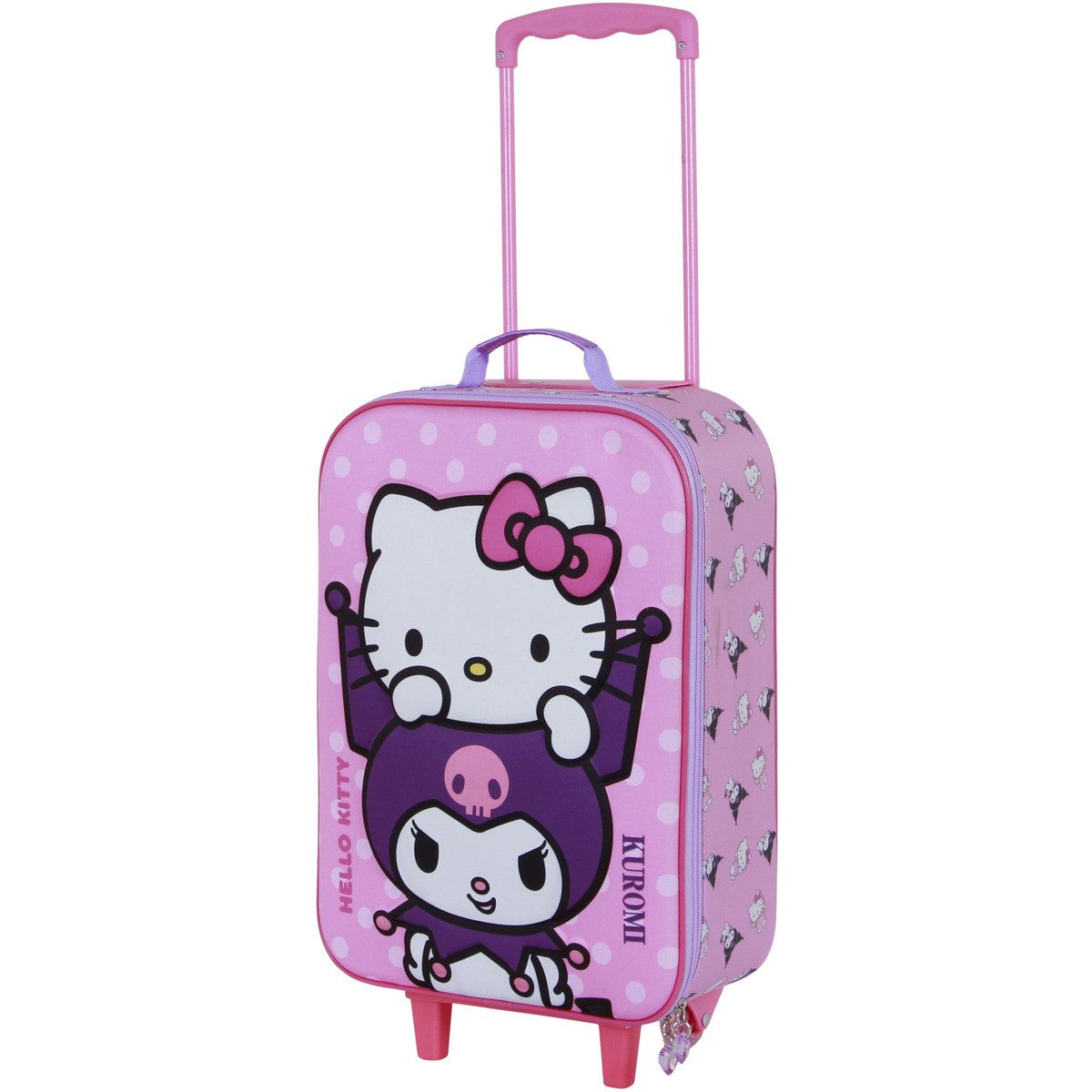 Hello Kitty Kinderkoffer Hello Kitty & Kuromi Mädchen, Koffer, Kinderkoffer, Reisekoffer, Trolley, Reisetasche