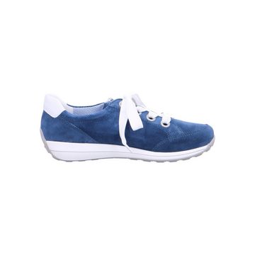 Ara Osaka - Damen Schuhe Schnürschuh Sneaker Velours blau