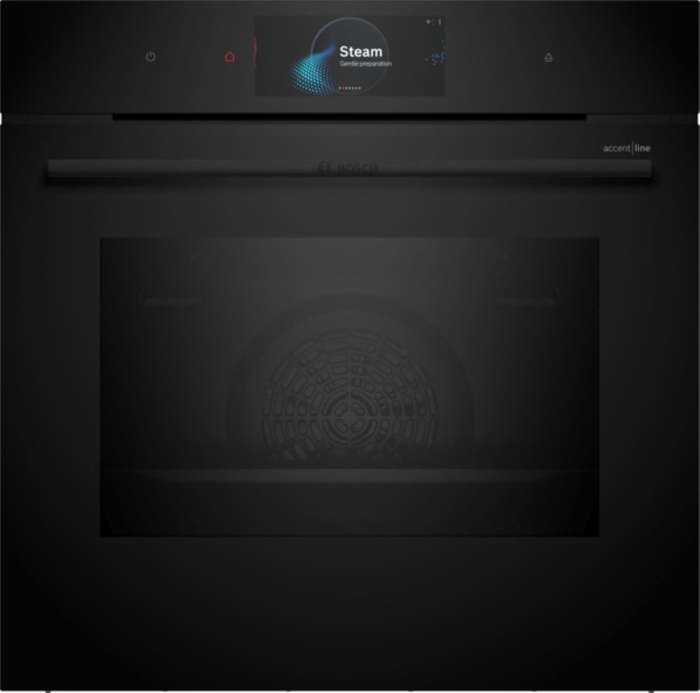 BOSCH Dampfbackofen Serie 8 HSG958DB1, Serie 8, Einbau-Dampfbackofen, Schwarz, EEK: A+