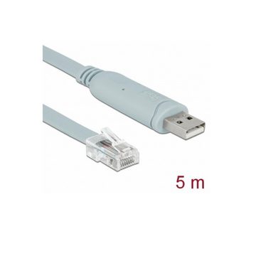 Delock 63308 - Adapter - USB 2.0 Typ-A Stecker > 1x Seriell... Computer-Kabel, USB, RJ45 (500,00 cm)