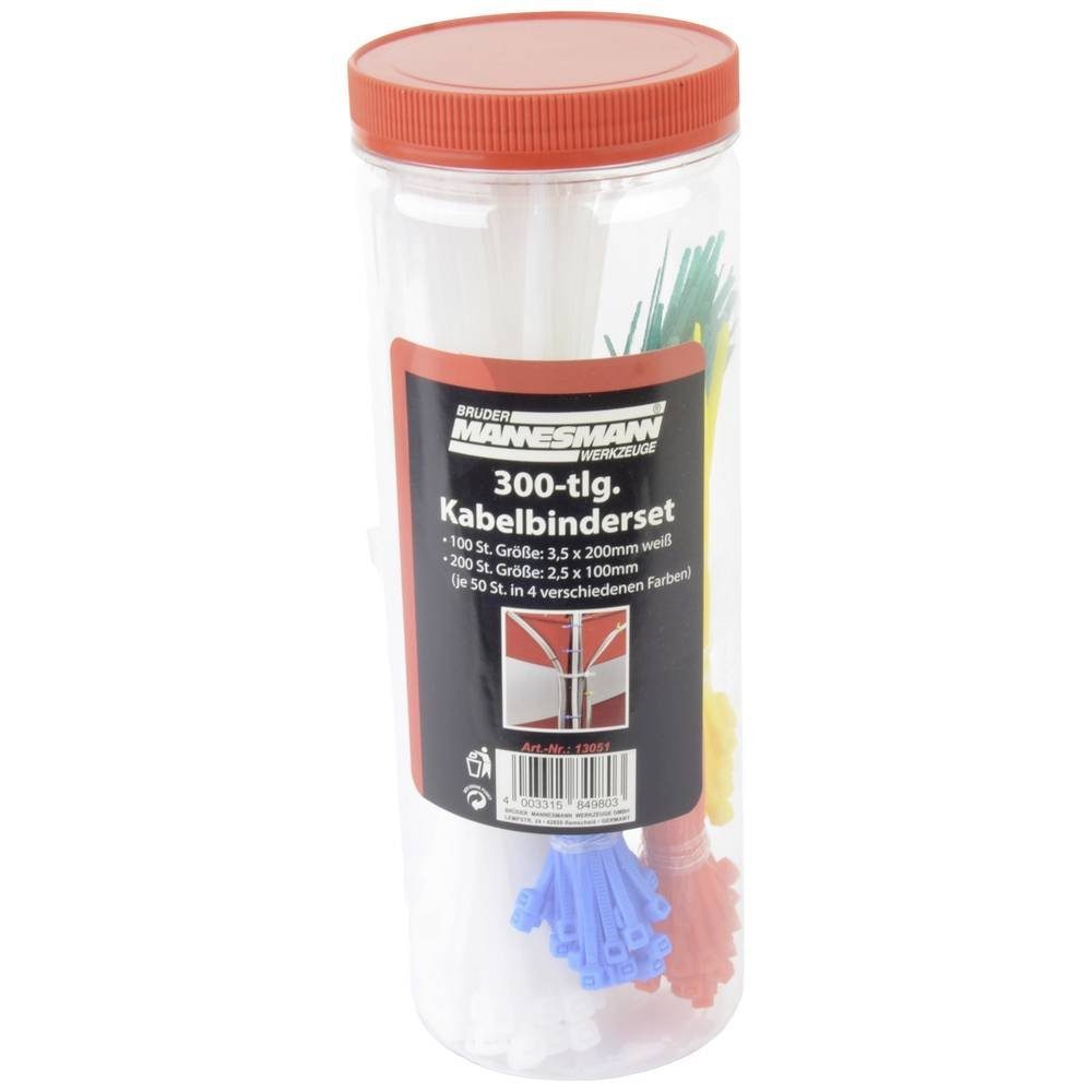 Brüder Mannesmann Werkzeuge Электропроводbinder Электропроводbinder-Set 300-tlg M13051