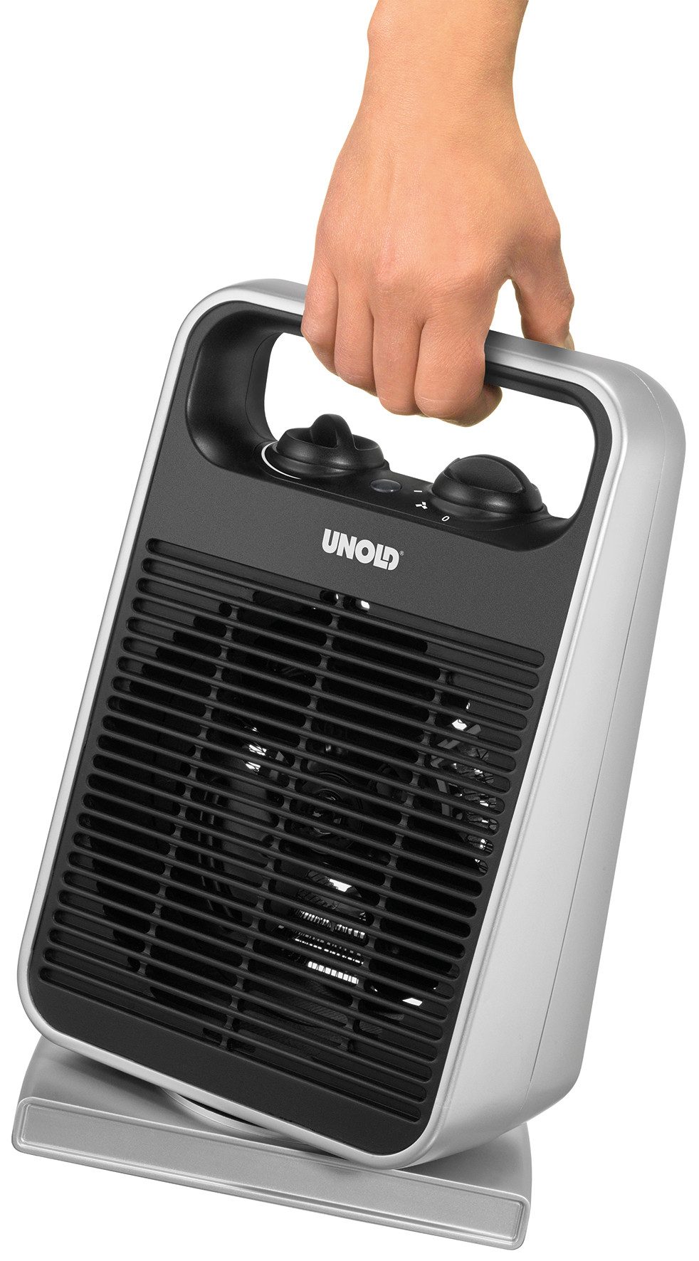 Unold Heizlüfter Rotate 86116, 4 Stufen-Schalter oszillierend stufenlose Temperaturregelung
