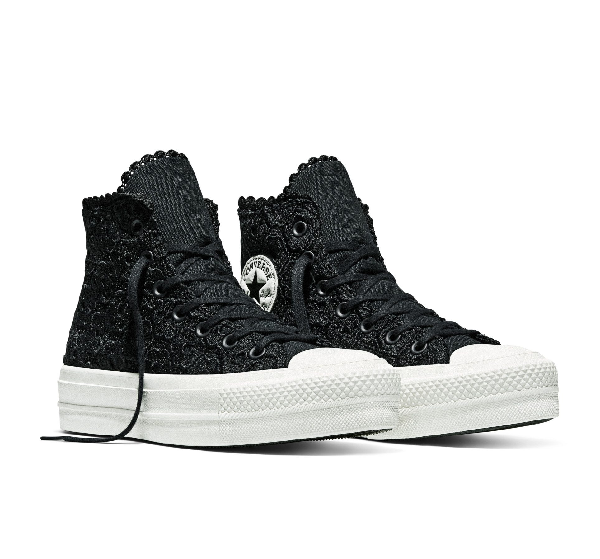 Converse CHUCK TAYLOR ALL STAR LIFT PLATFORM CROCHET Sneaker für vielseitige Freizeitaktivitäten, mit Gummilaufsohle