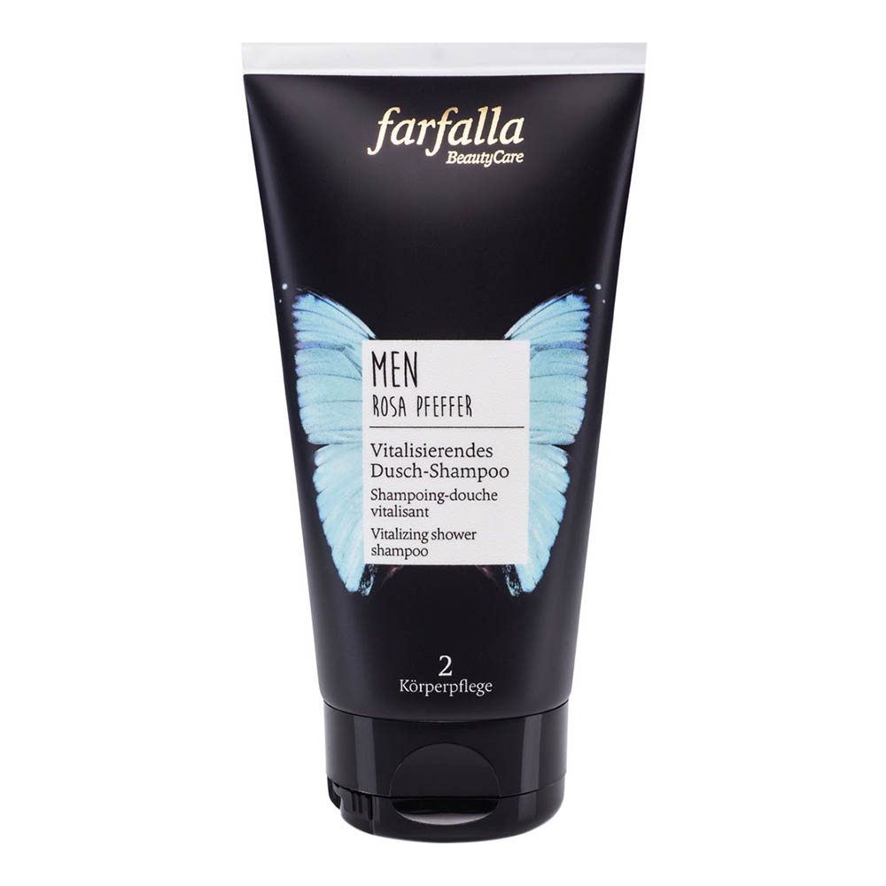 Farfalla Essentials AG Haarshampoo Men Rosa Pfeffer - Dusch-Shampoo 150ml