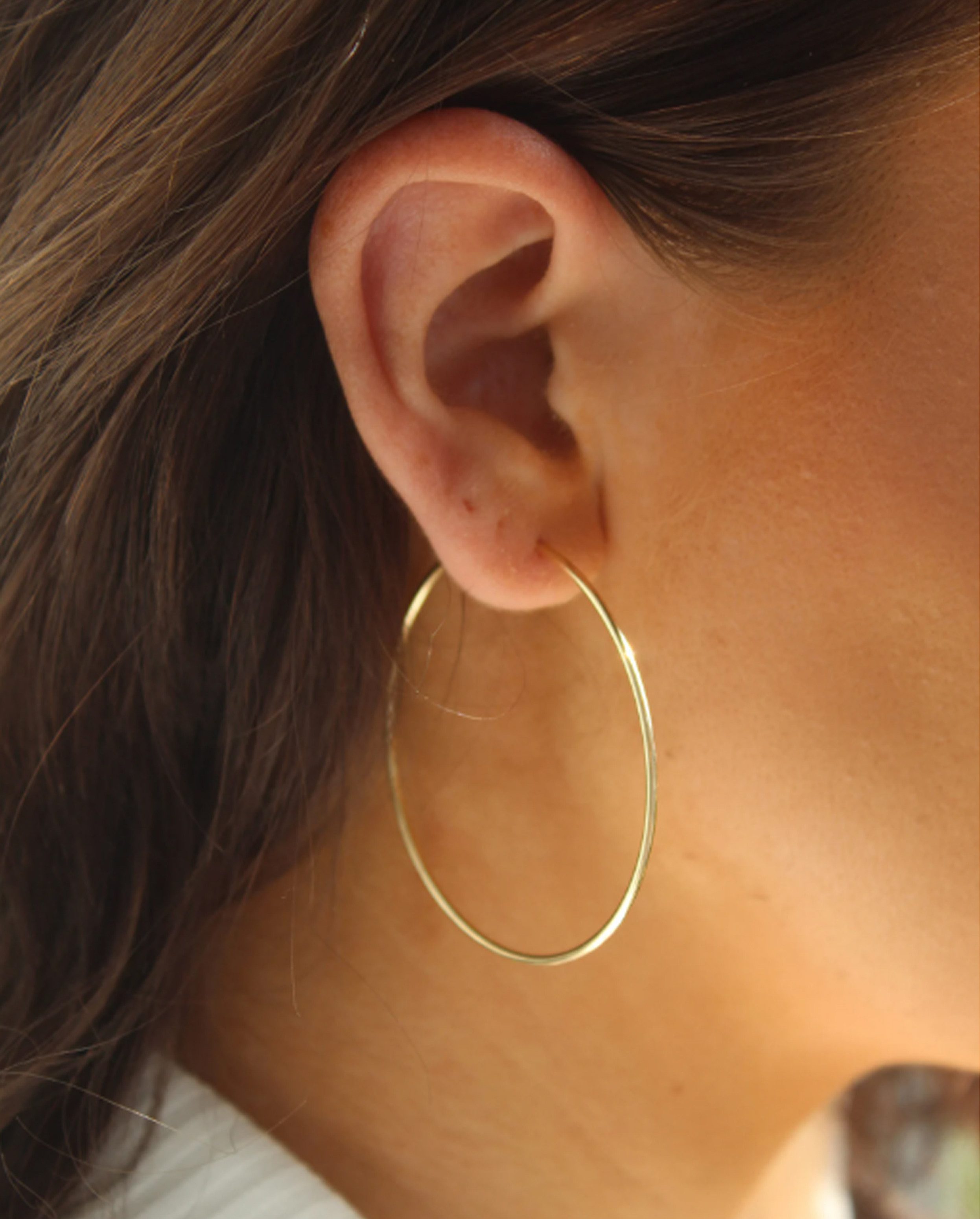 GOLDEN Paar Creolen 14K Gold Creolen, günstig online kaufen