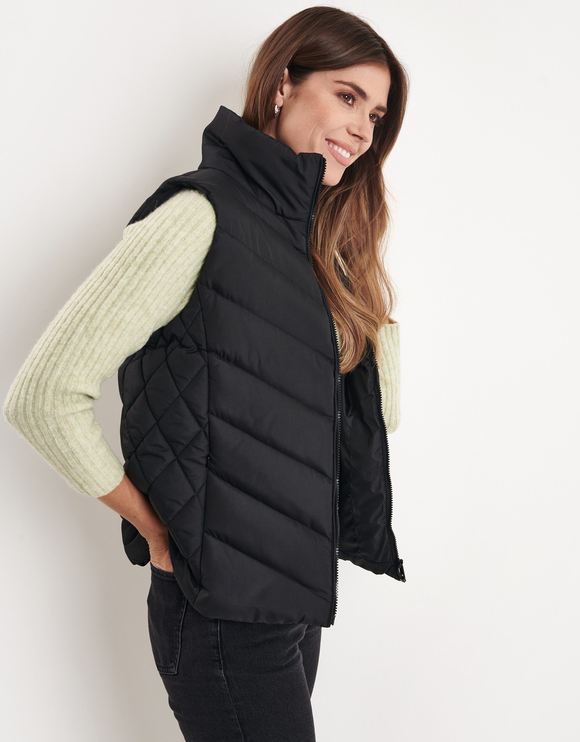 Threadbare Softshellweste Daffodil Quilted (1-tlg) mit Kragen