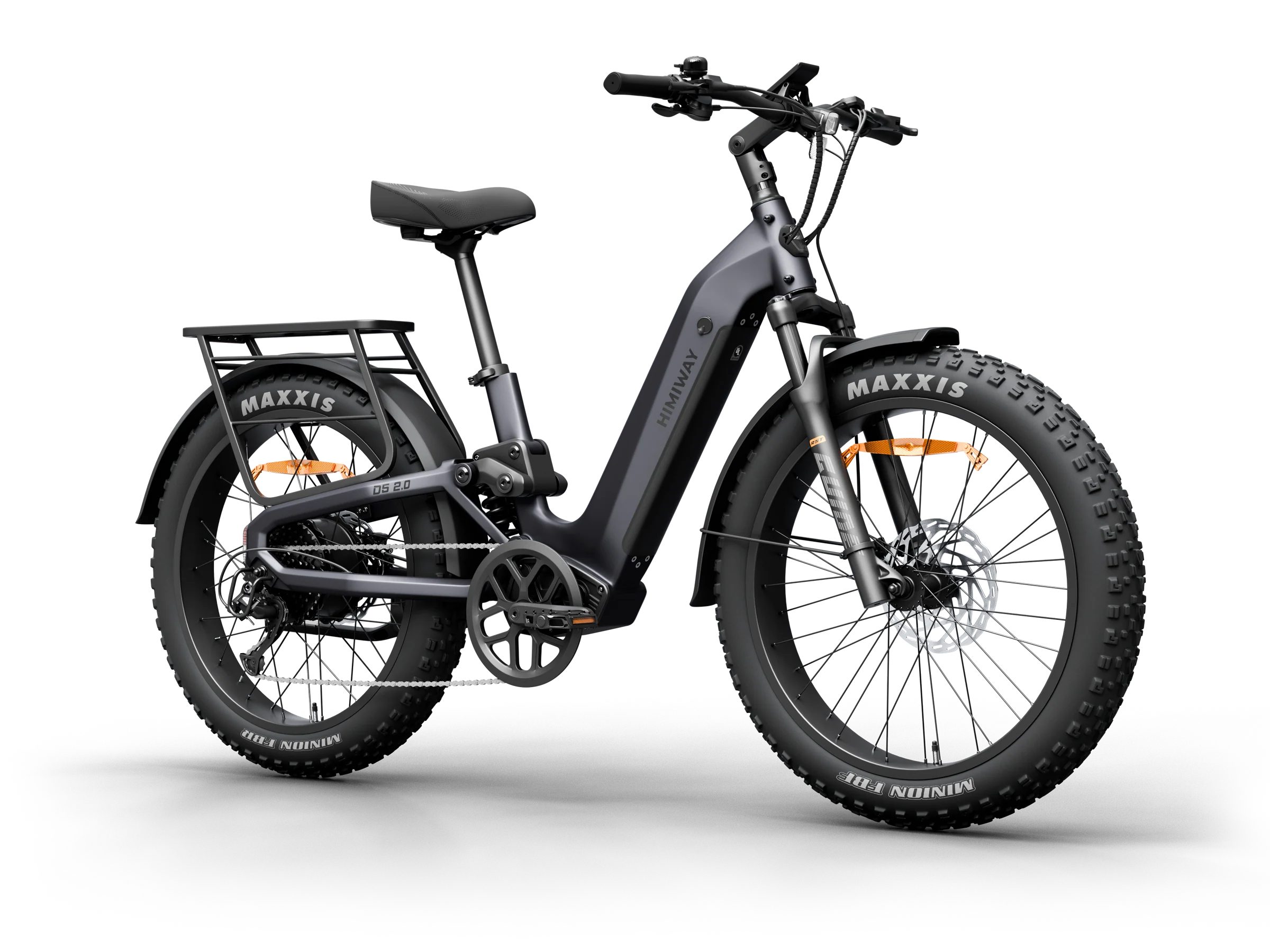 E-Bike Cityrad D5 2.0 E-Bike 26"x4.0" Vollfederung 48V 15Ah Akku SHIMANO 8-Gang