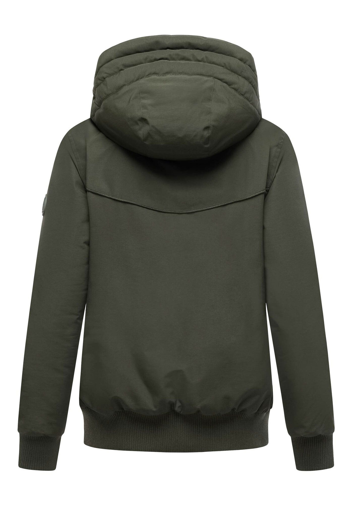 Marikoo Winterjacke Mooni 16 Gefütterte Übergangsjacke mit Kapuze und Kordelzug