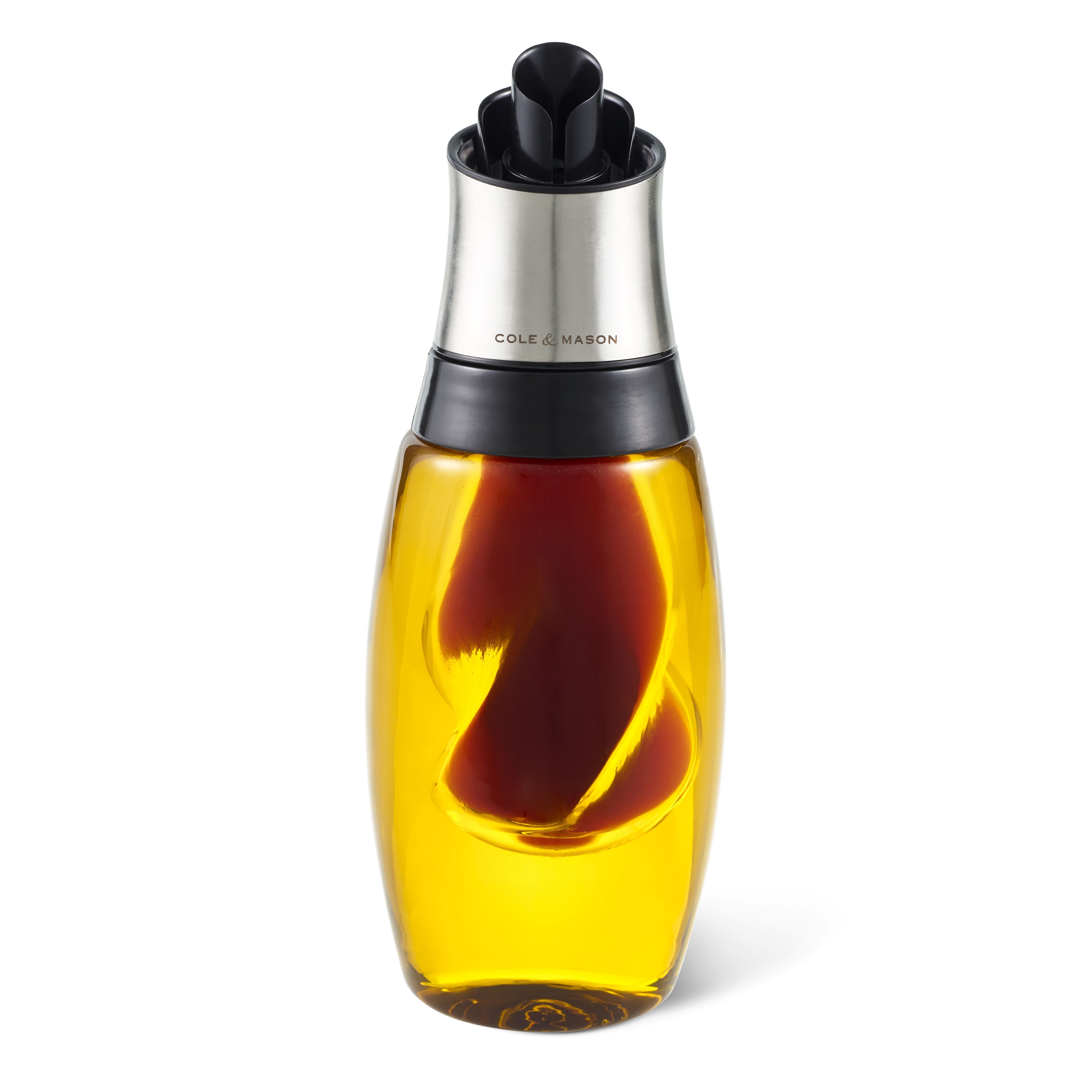Cole & Mason Menage Öl- und Essigspender Bristol, 2-in-1 Funktion, 420ml