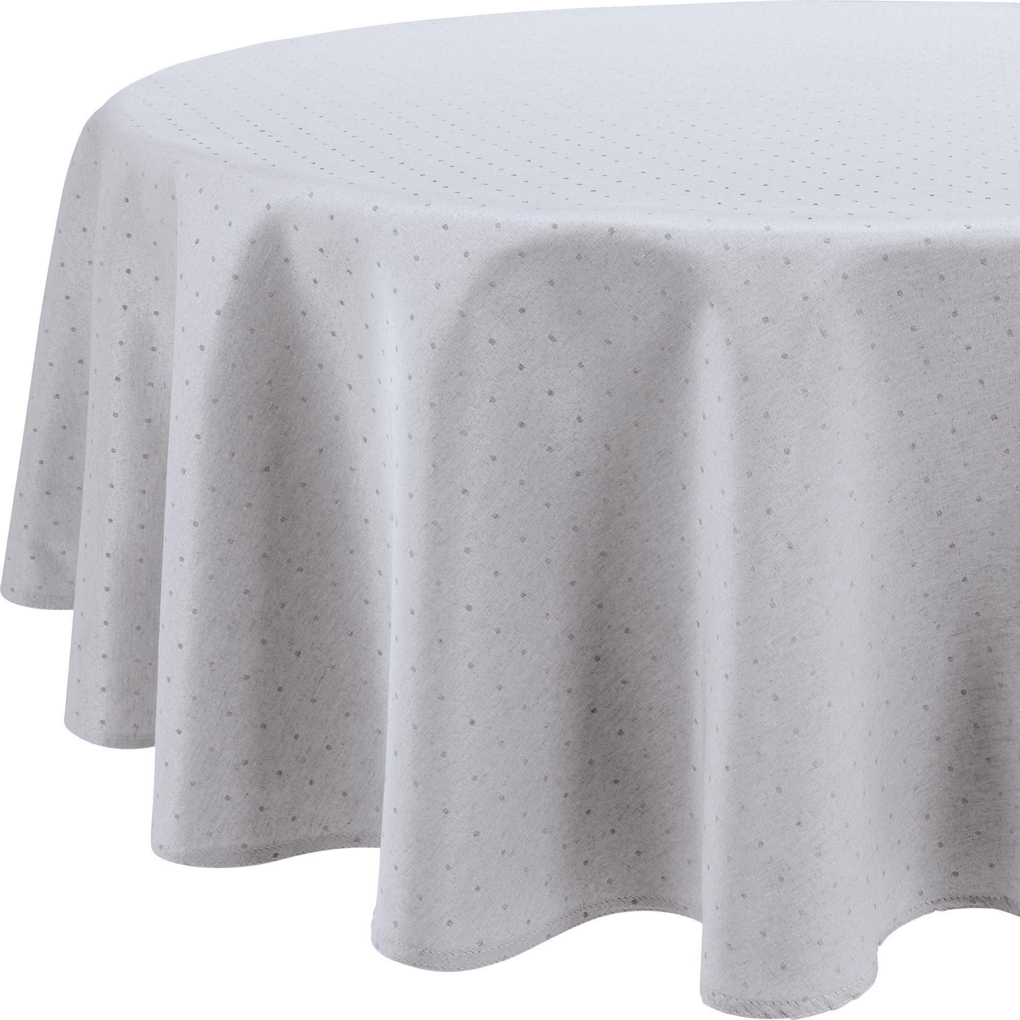REDBEST Tischdecke Tischdecke "Alcona", Jacquard Punkte