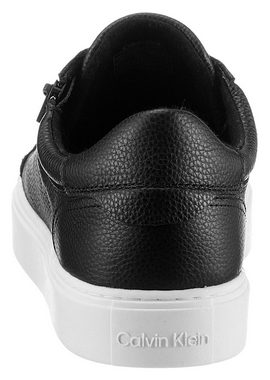 Calvin Klein Runner Sneaker Low Top Sneaker mit Reißverschluss, Freizeitschuh, Halbschuh, Schnürschuh