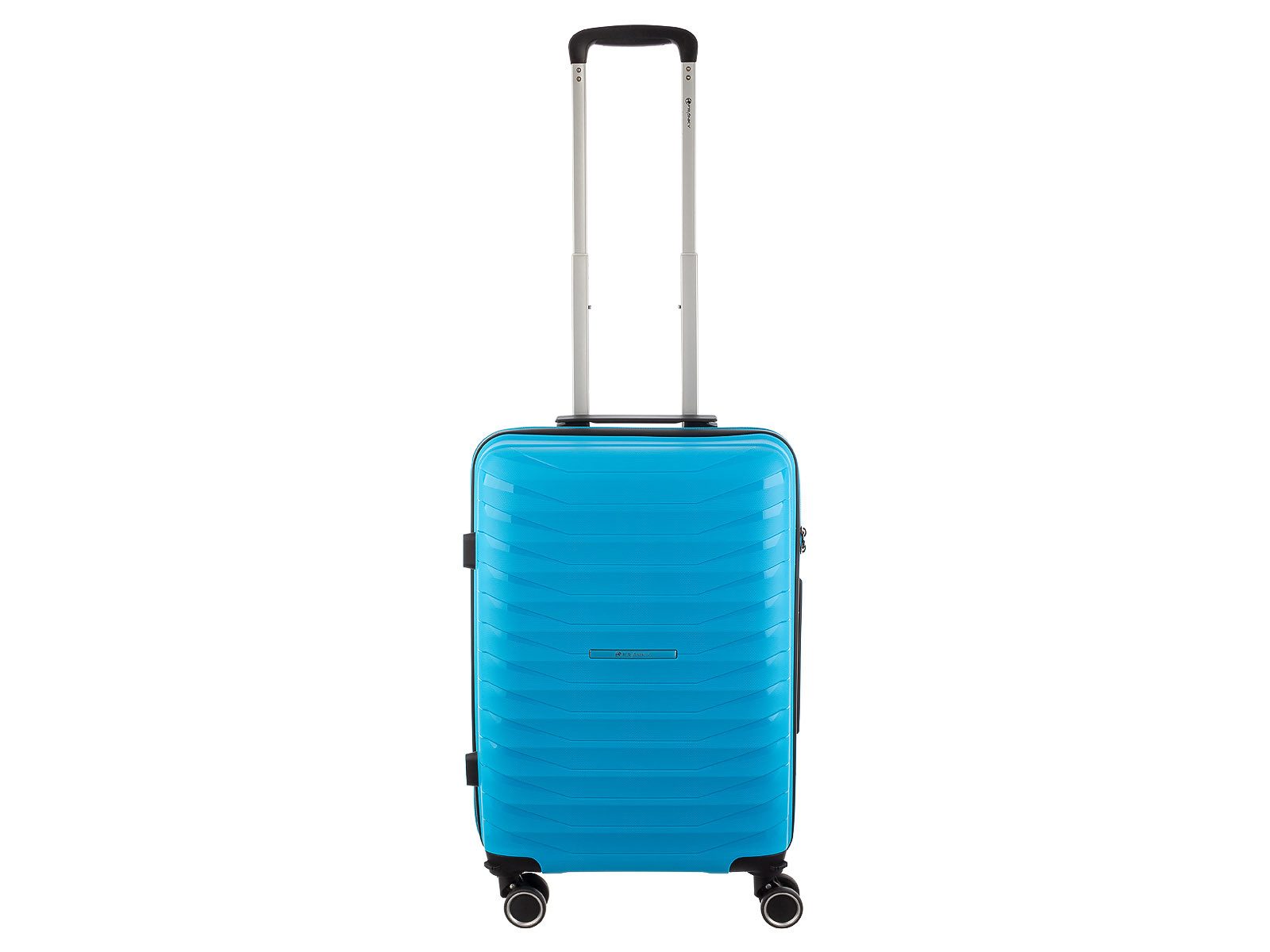 Franky Handgepäck-Trolley PP15-58 Spinner Gr. S mit TSA-Zahlenschloss hellblau, TSA-Zahlenschloss