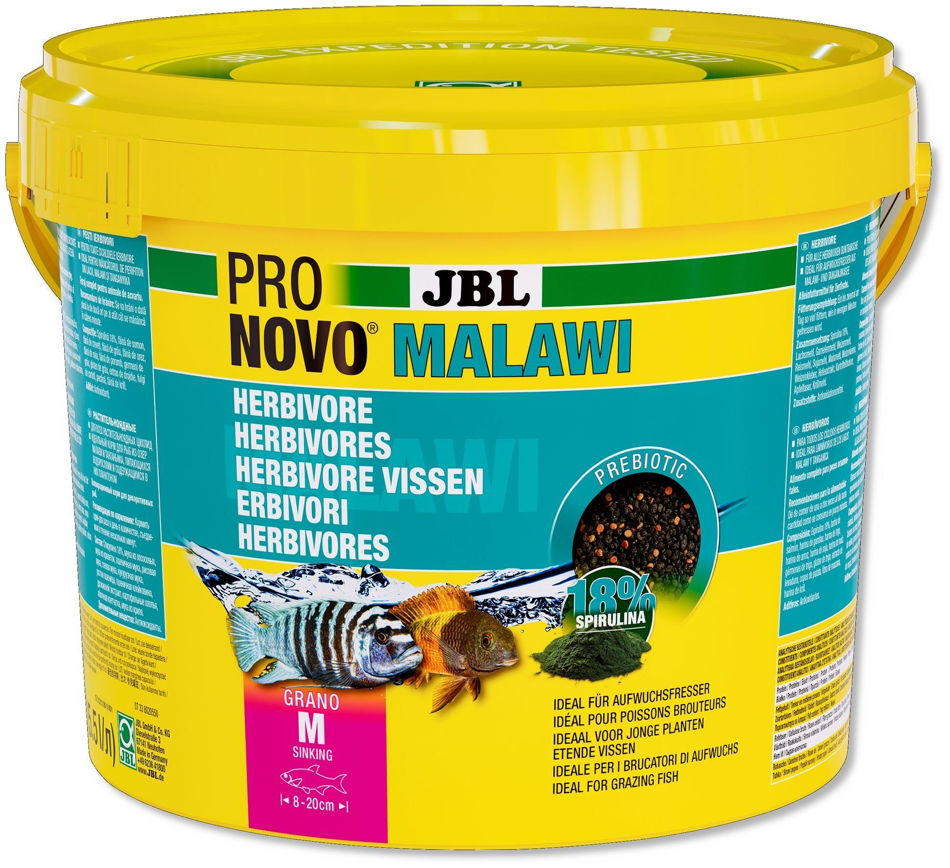 JBL GmbH & Co. KG Aquariendeko JBL PRONOVO MALAWI GRANO M 5500 ml