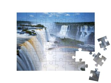 puzzleYOU Puzzle Iguazu-Wasserfälle in Brasilien und Argentinien, 48 Puzzleteile, puzzleYOU-Kollektionen Natur, Argentinien