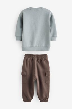 Next Sweatanzug Oversized Utility-Sweatshirt und Jogginghose (2-tlg)