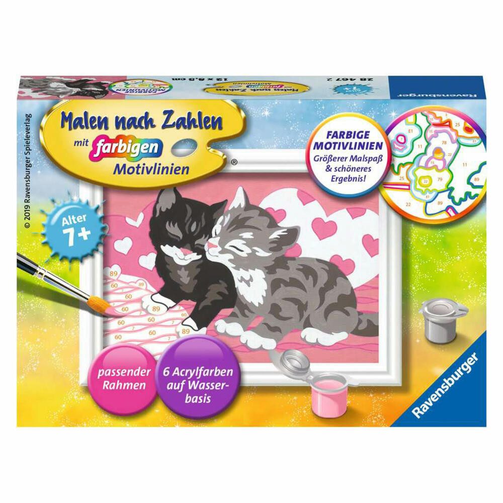 Ravensburger Malen nach Zahlen Kuschelkatzen