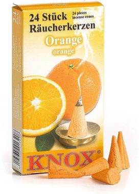 KNOX Räuchermännchen 4er Set Räucherkerzen Lavendel, Veilchen, Orange, Lemon