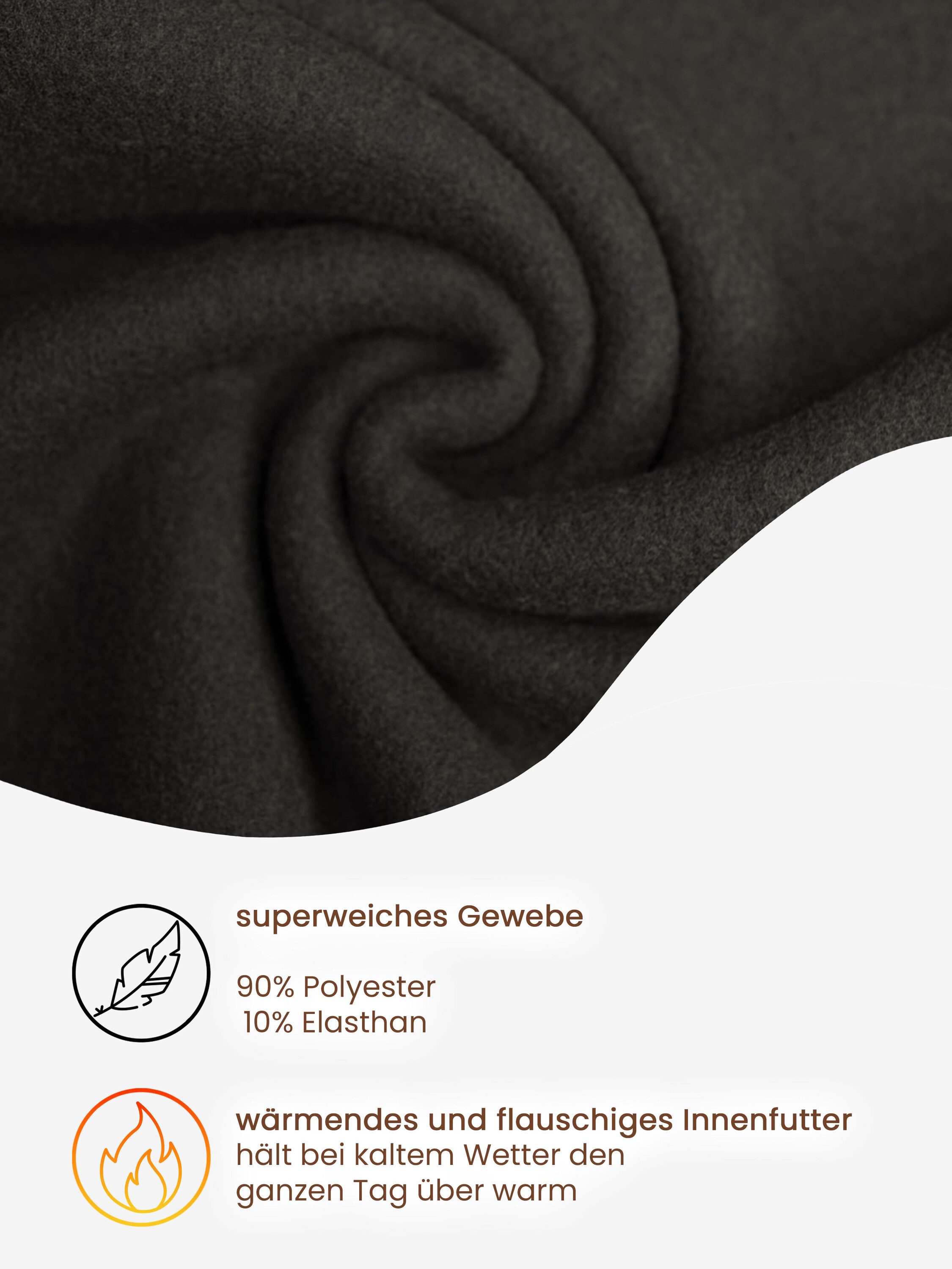 Yenita® Thermoleggings Gefütterte Leggings (2-tlg) mit weichem Innenfleece