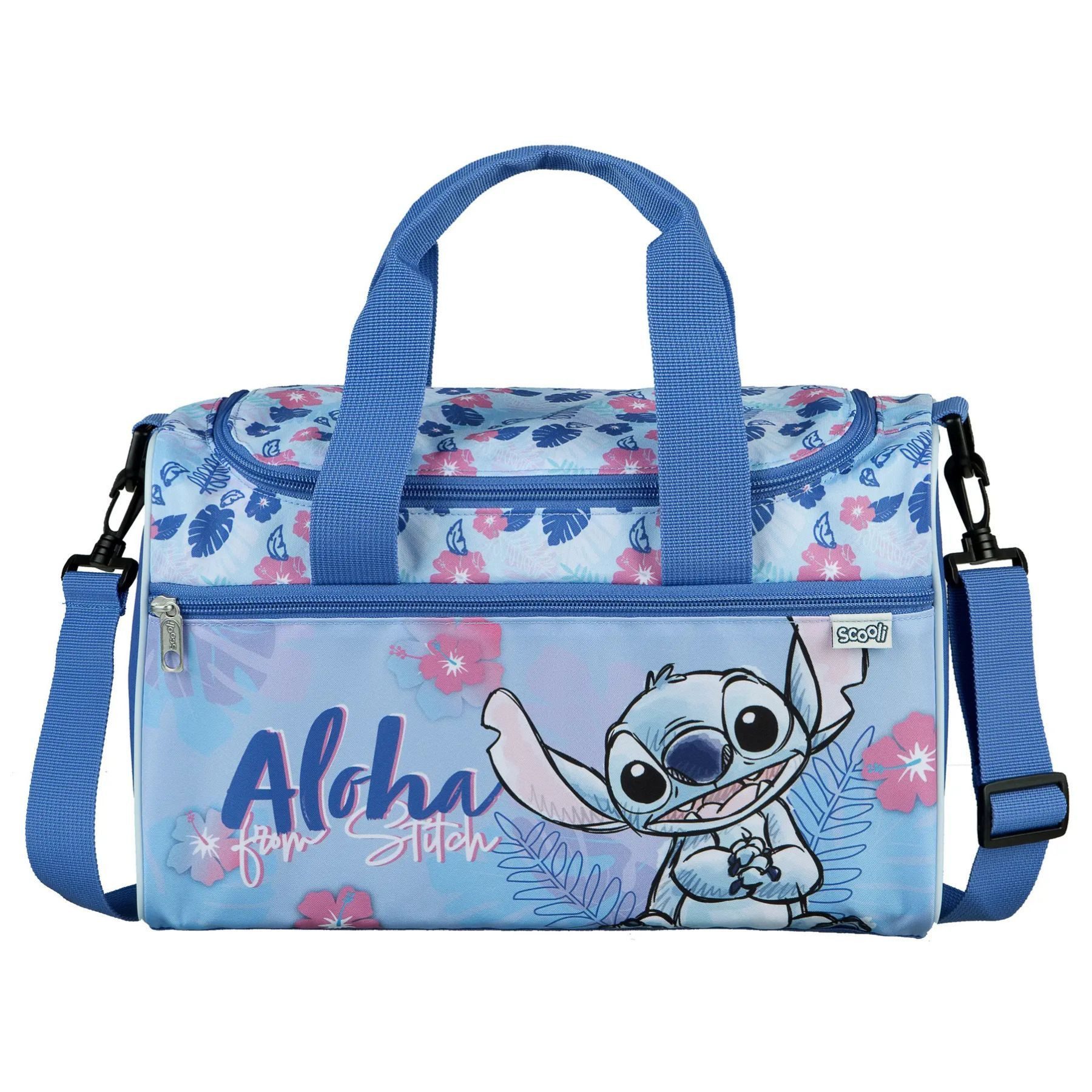 Disney Sporttasche Lilo & Stitch Trainingstasche 35 × 16 × 23 cm für Jungen und Mädchen