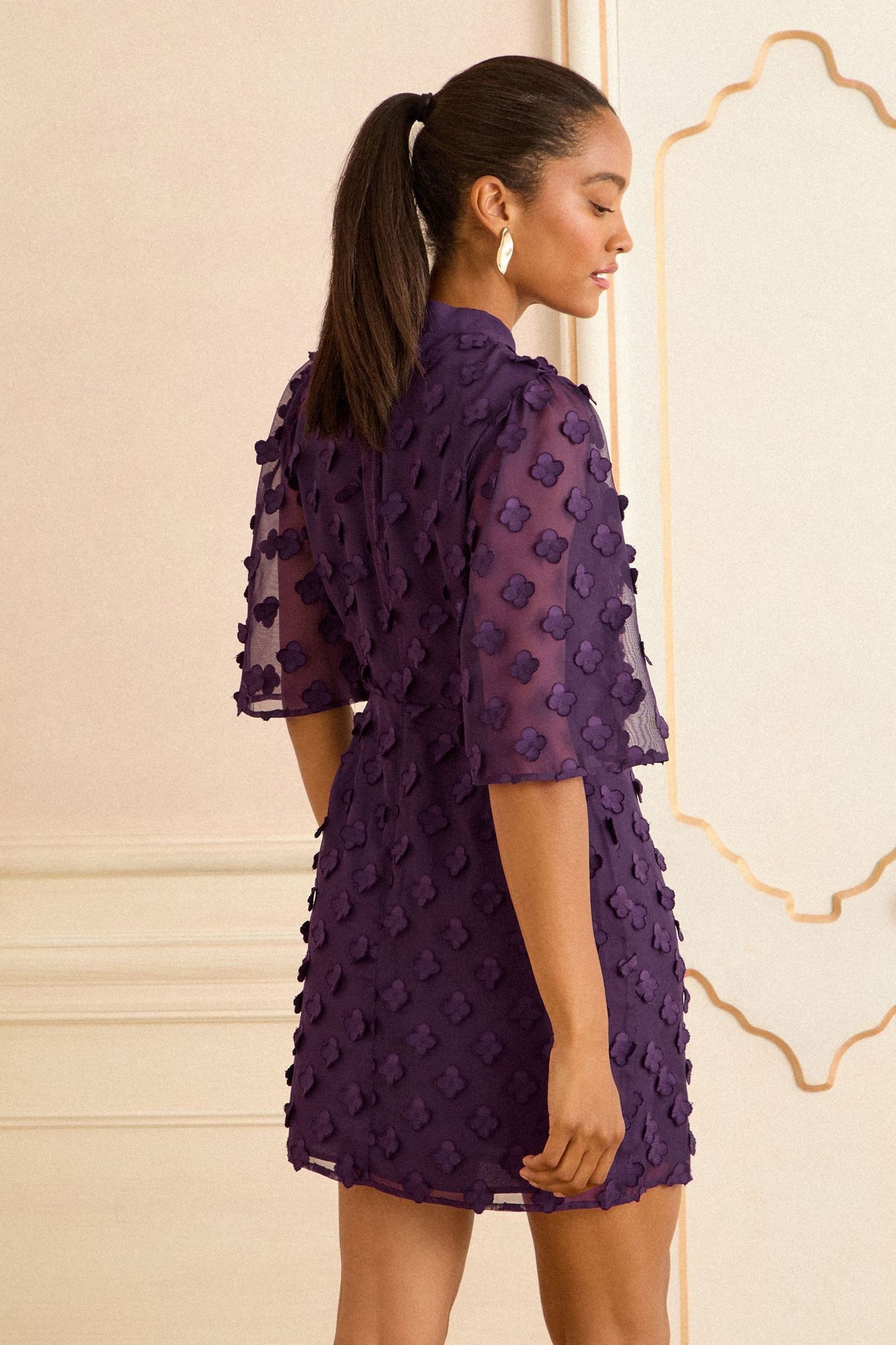 Love & Roses Minikleid Love & Roses Minikleid mit Flügelärmeln, Regular (1- günstig online kaufen