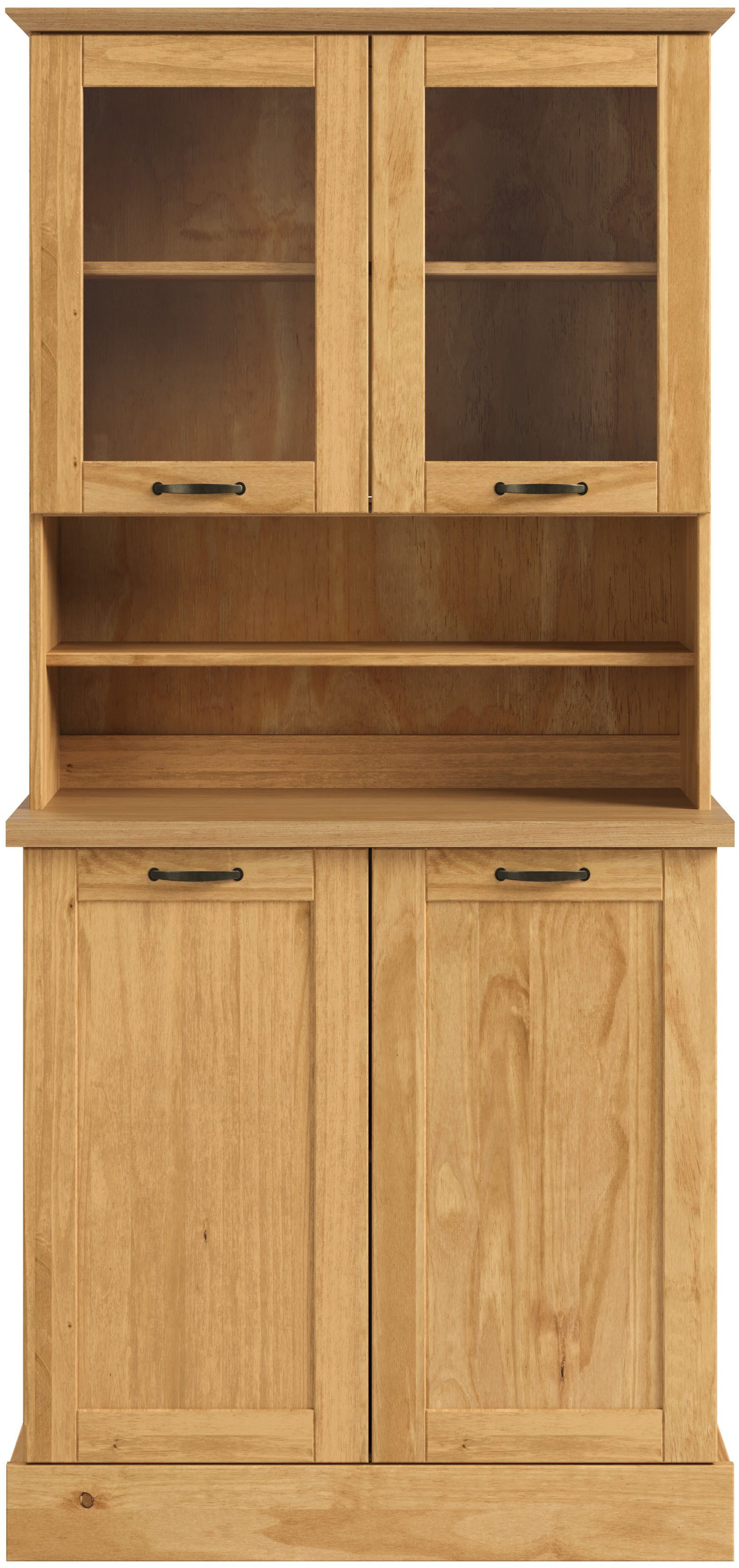 Home affaire Küchenbuffet Teramo Breite/Höhe 86/181 cm, mit Metallgriffen