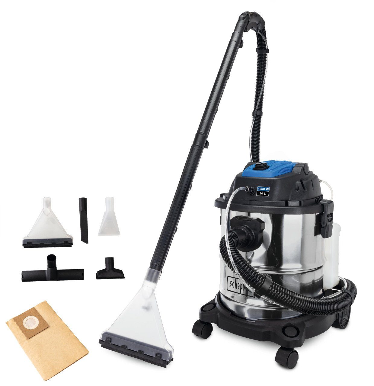 Scheppach Staubabsauger Scheppach Sprüh-Waschsauger SprayVac20 5in1