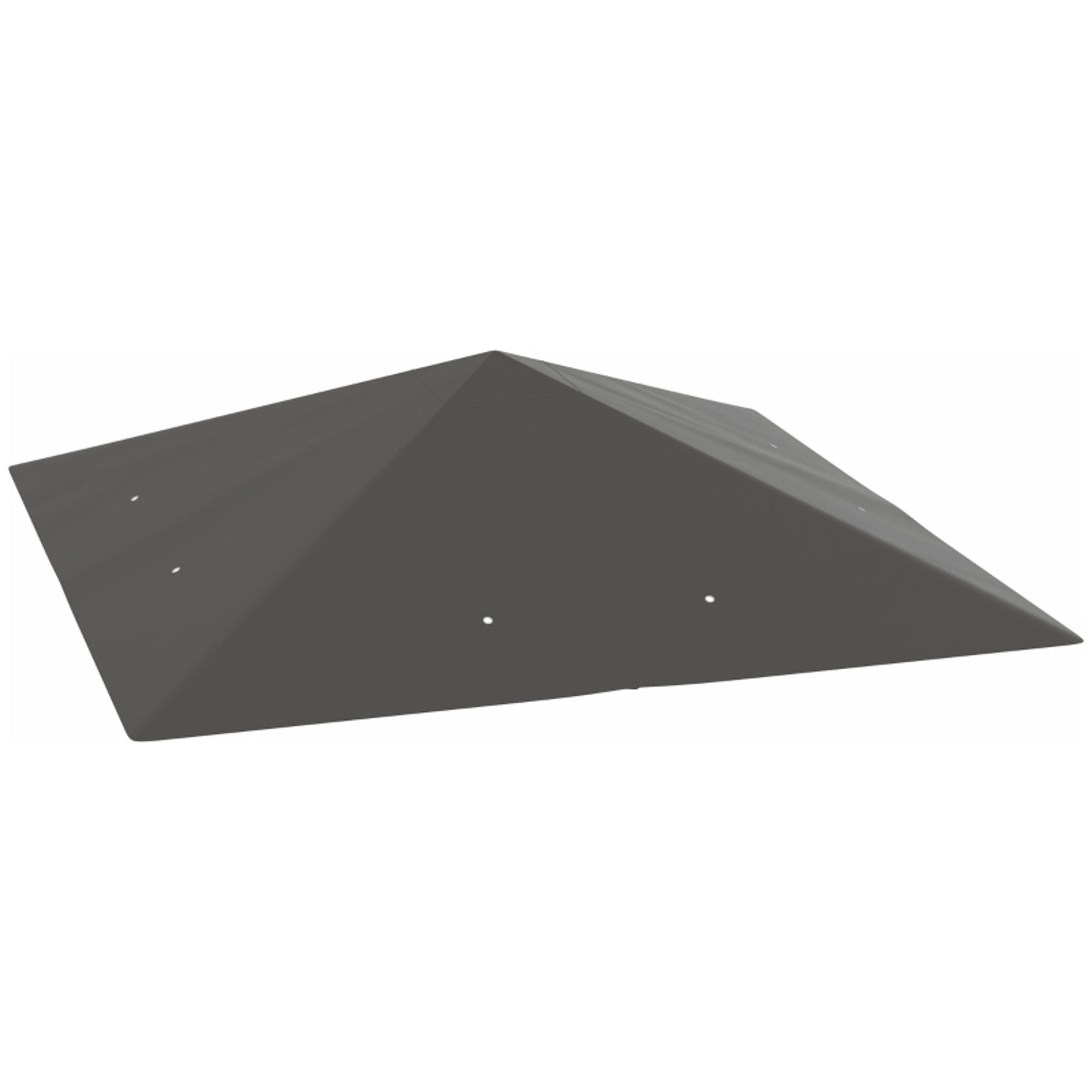 MC Star Pavillon Ersatzdach für Pavillon 3 x 3 m wasserabweisend Pavillondach, (UPF30+ Ersatzbezug Oxford-Stoff, 370 g/m², Grau)