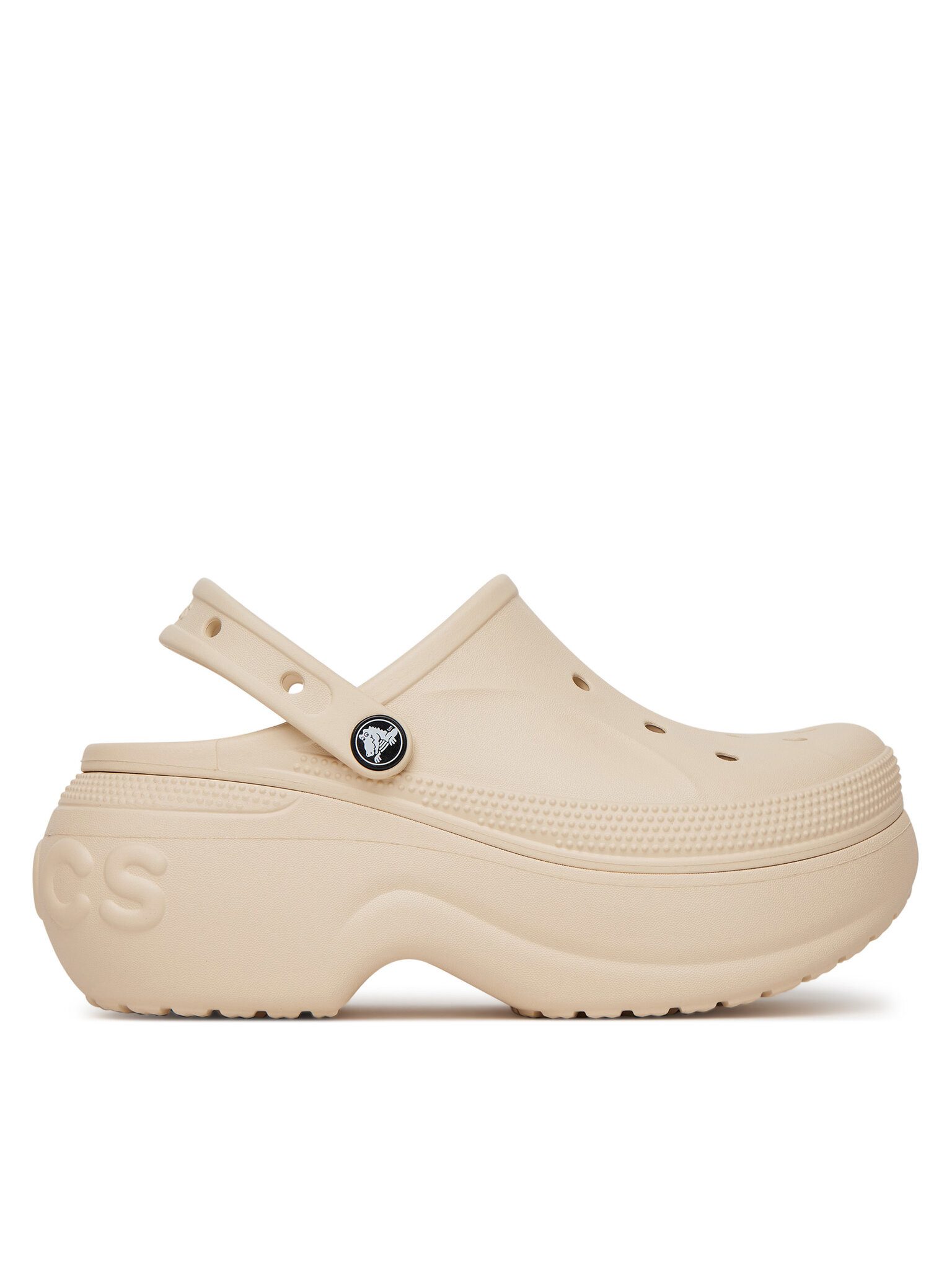 Crocs Crocs Damen Flip-Flops Crocs-C-BELLA CLOG 210062-11S Beige Beige Badepantolette