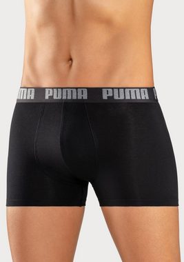 PUMA Boxer (Packung, 2-St) mit breitem Logo-Webbund