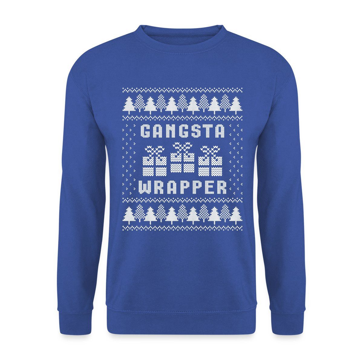 Sweatshirt Gangsta Wrapper Ugly Christmas Style Unisex Pullover