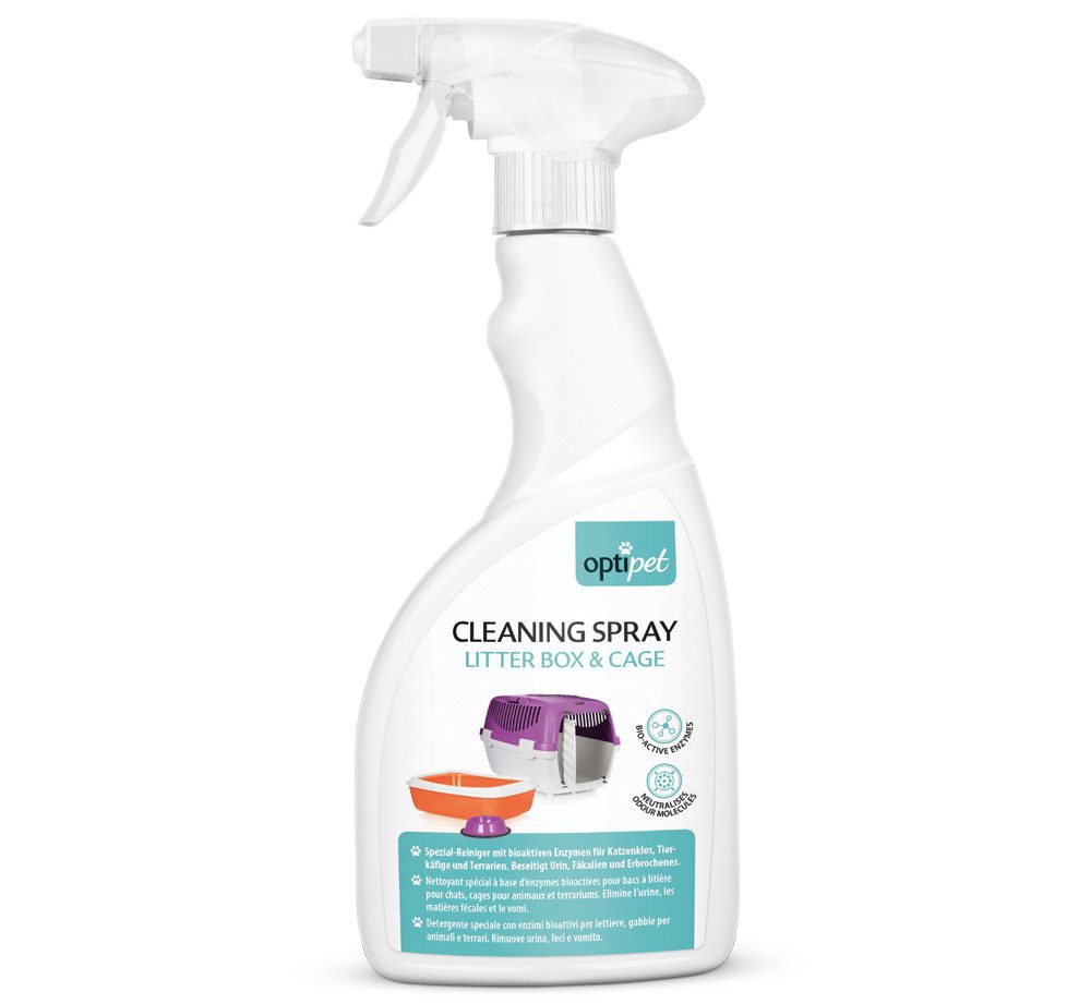 OptiPet Toiletten-Spray OPTIPET KATZENKLO REINIGER (1-St), Geruchsentferner für Katzentoiletten