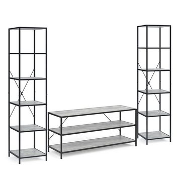 Vicco Standregal Bücherregal Fernsehtisch Sideboard Wandregal Set Fyrk